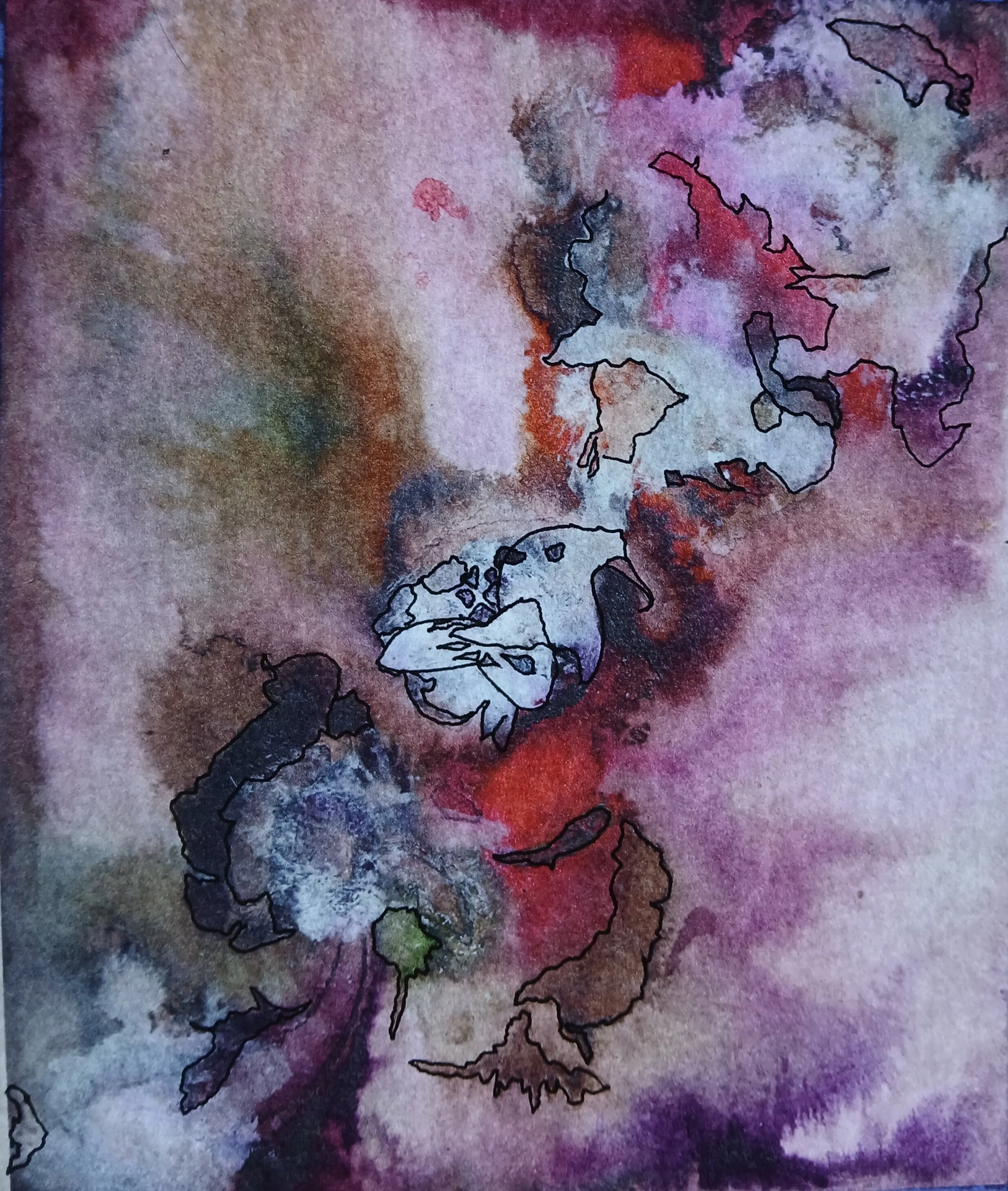 Absract with Purple and Magenta