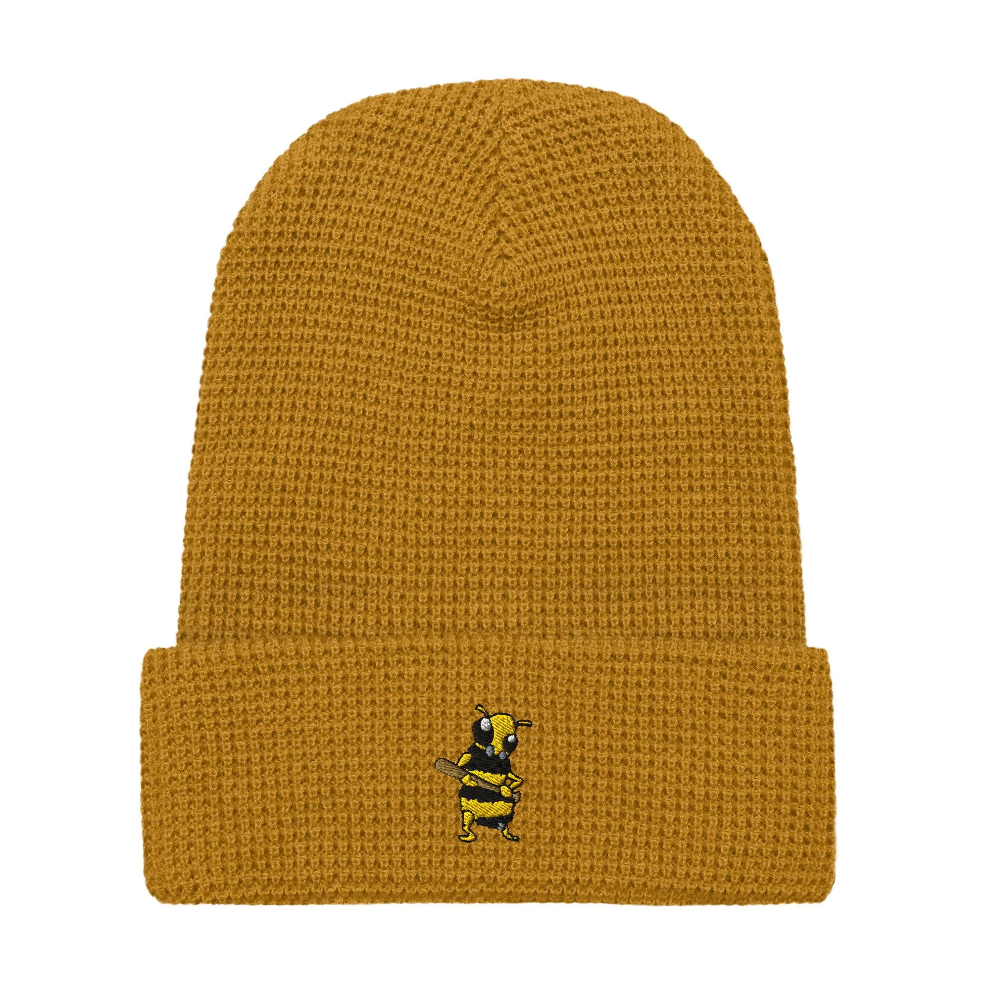 Bee With A Bat - Waffle Beanie