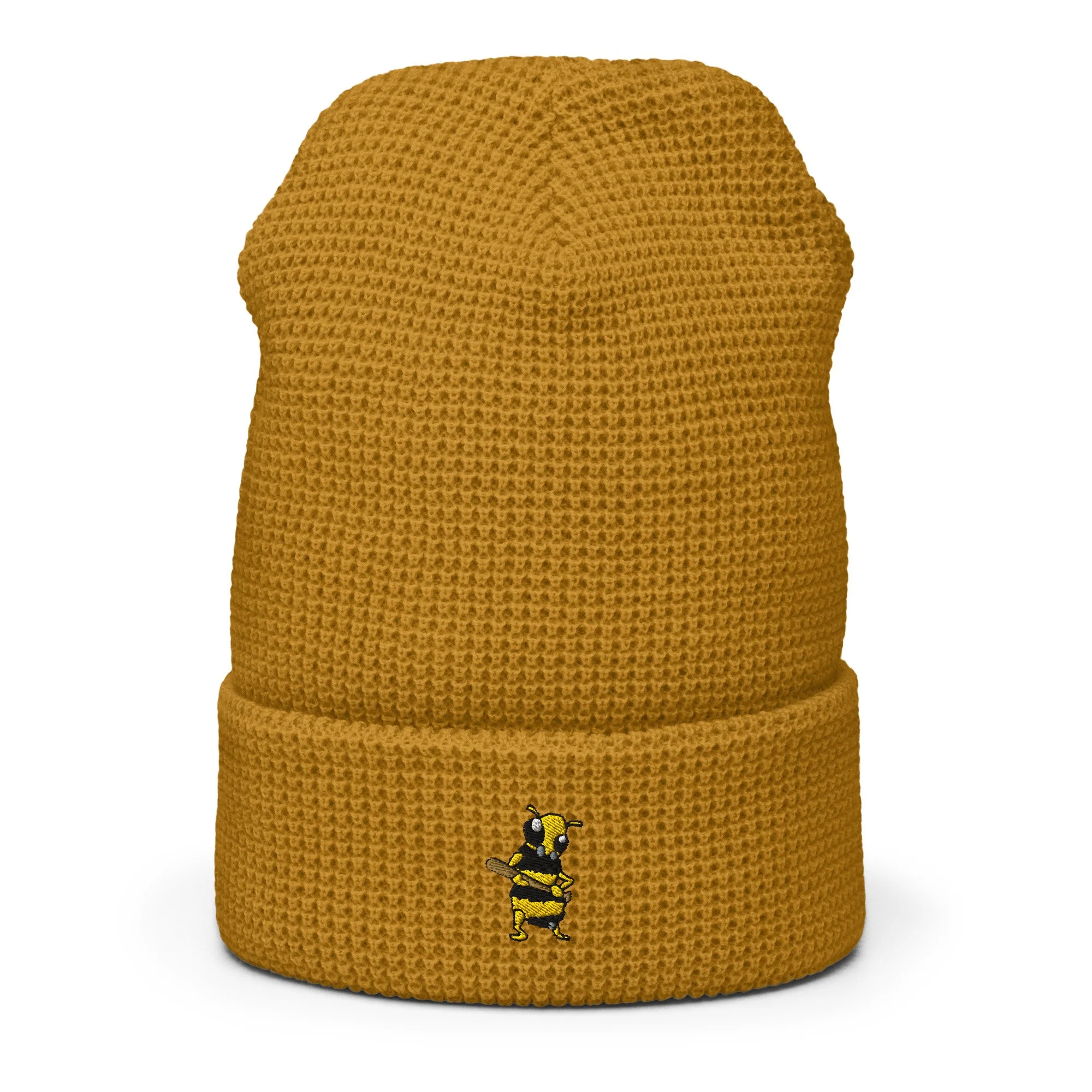 Bee With A Bat - Waffle Beanie
