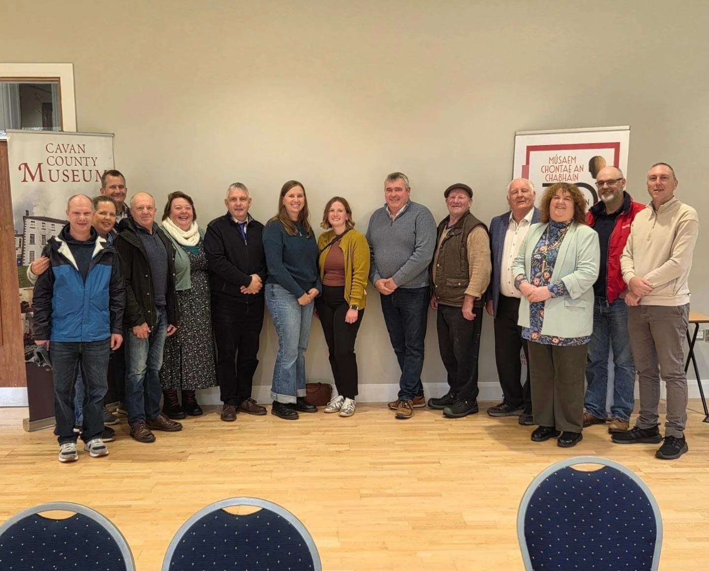 Yesterday we made County Cavan connections! We spent the day visiting with the Cavan County Museum staff, as well a local group who are preserving Ballyjamesduff local and Butte Copper King, Marcus Daly's legacy! They brought us to key sites in Daly'