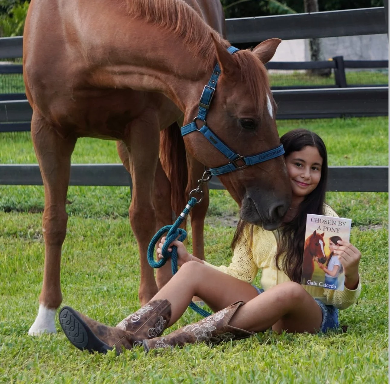 A Conversation with Gabi Caicedo - Author, Rider, Ambassador, and Advocate On Her Debut Book Chosen by a Pony