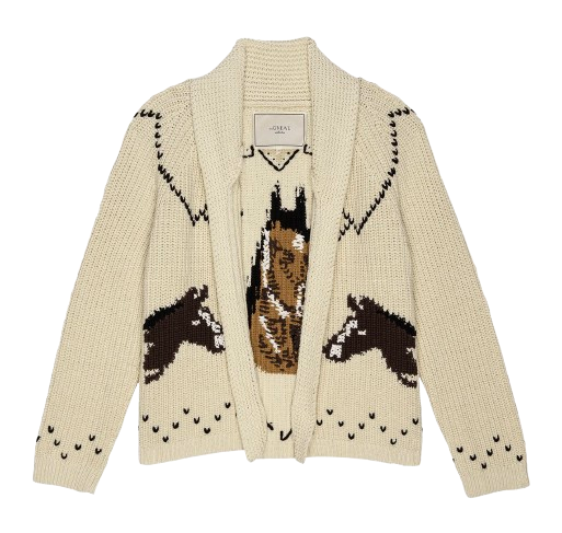 Women's Natural the Horse Lodge Cardigan