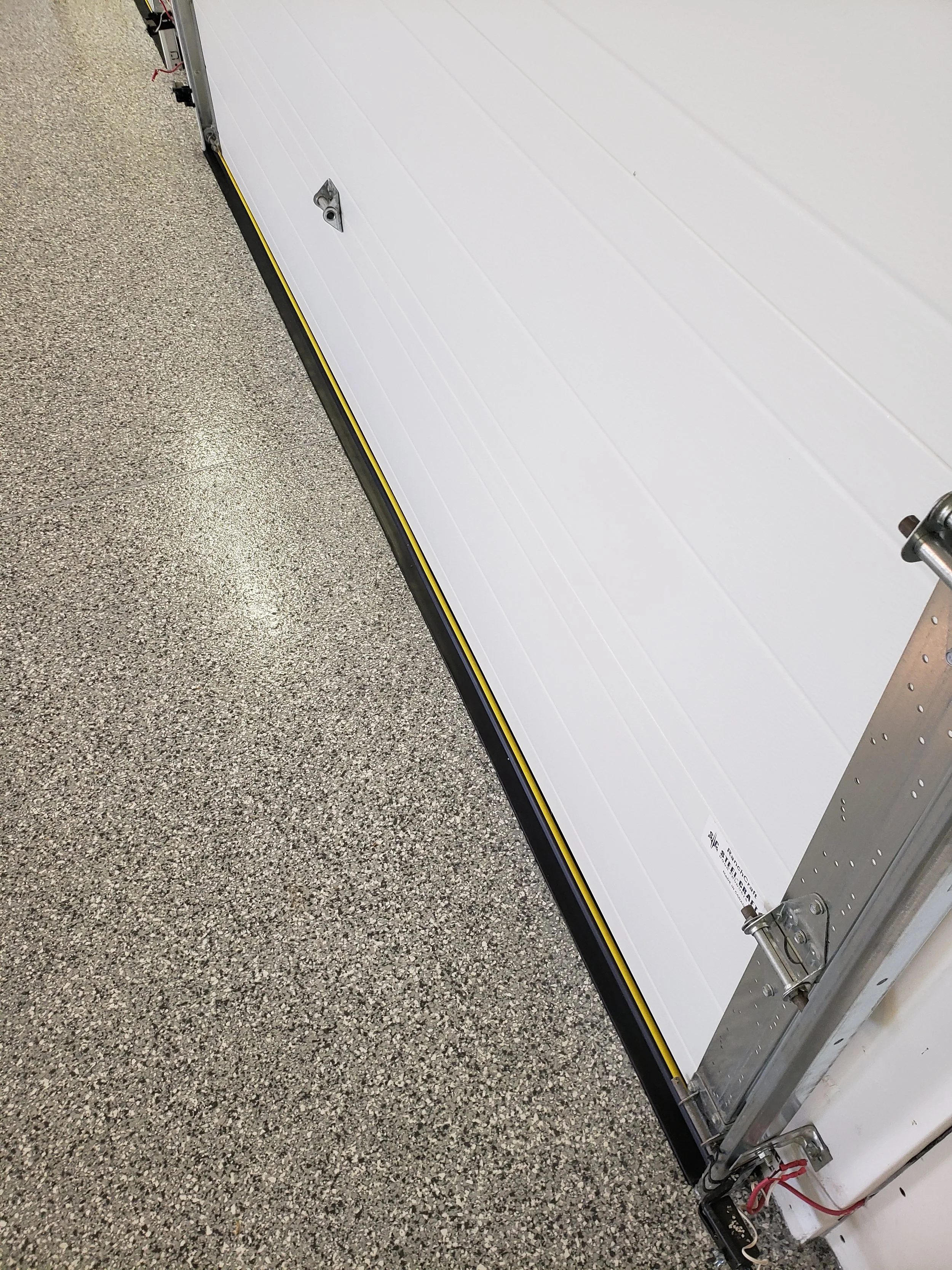 AFTER - Garage Door Threshold installed.