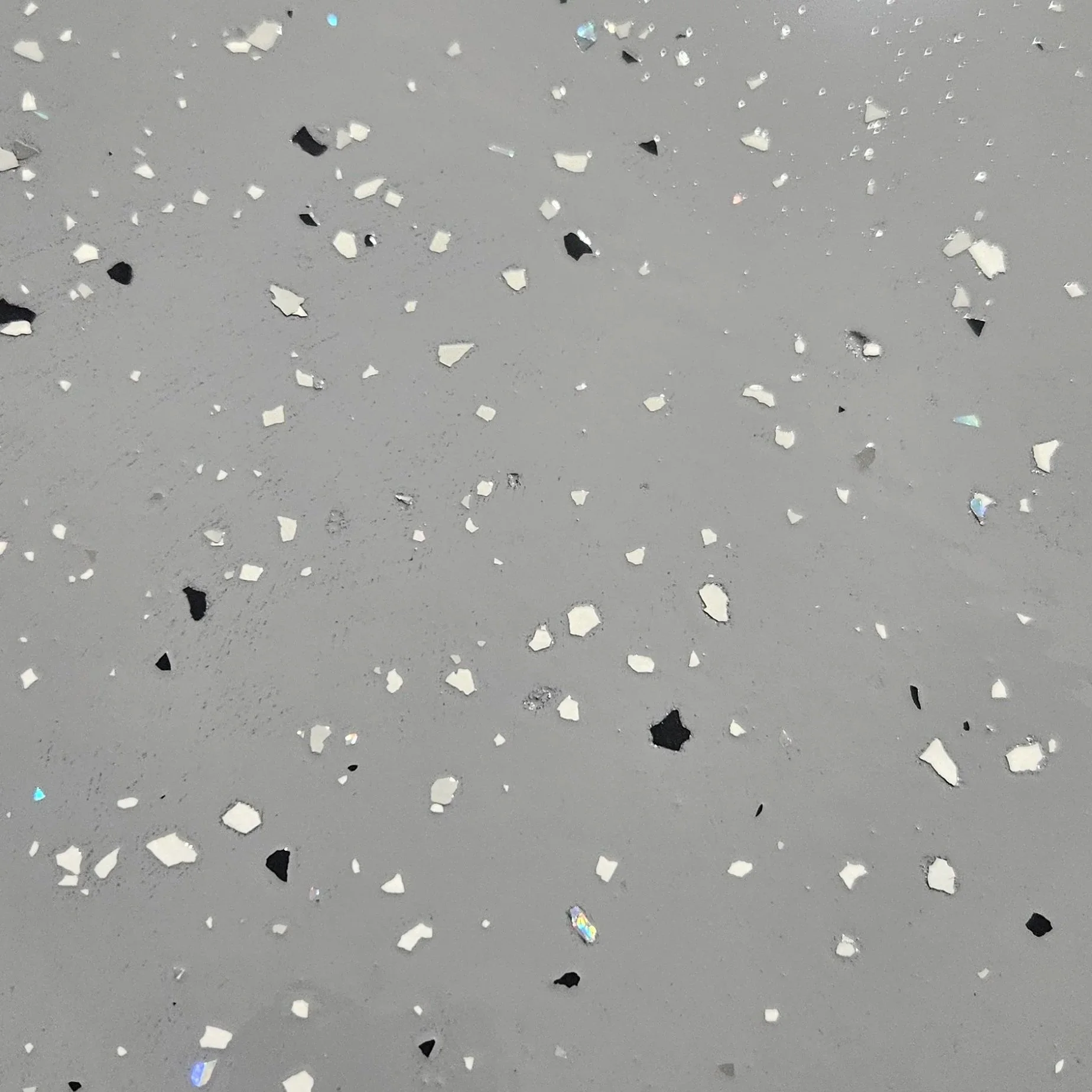 Partial Flake Broadcast Coatings