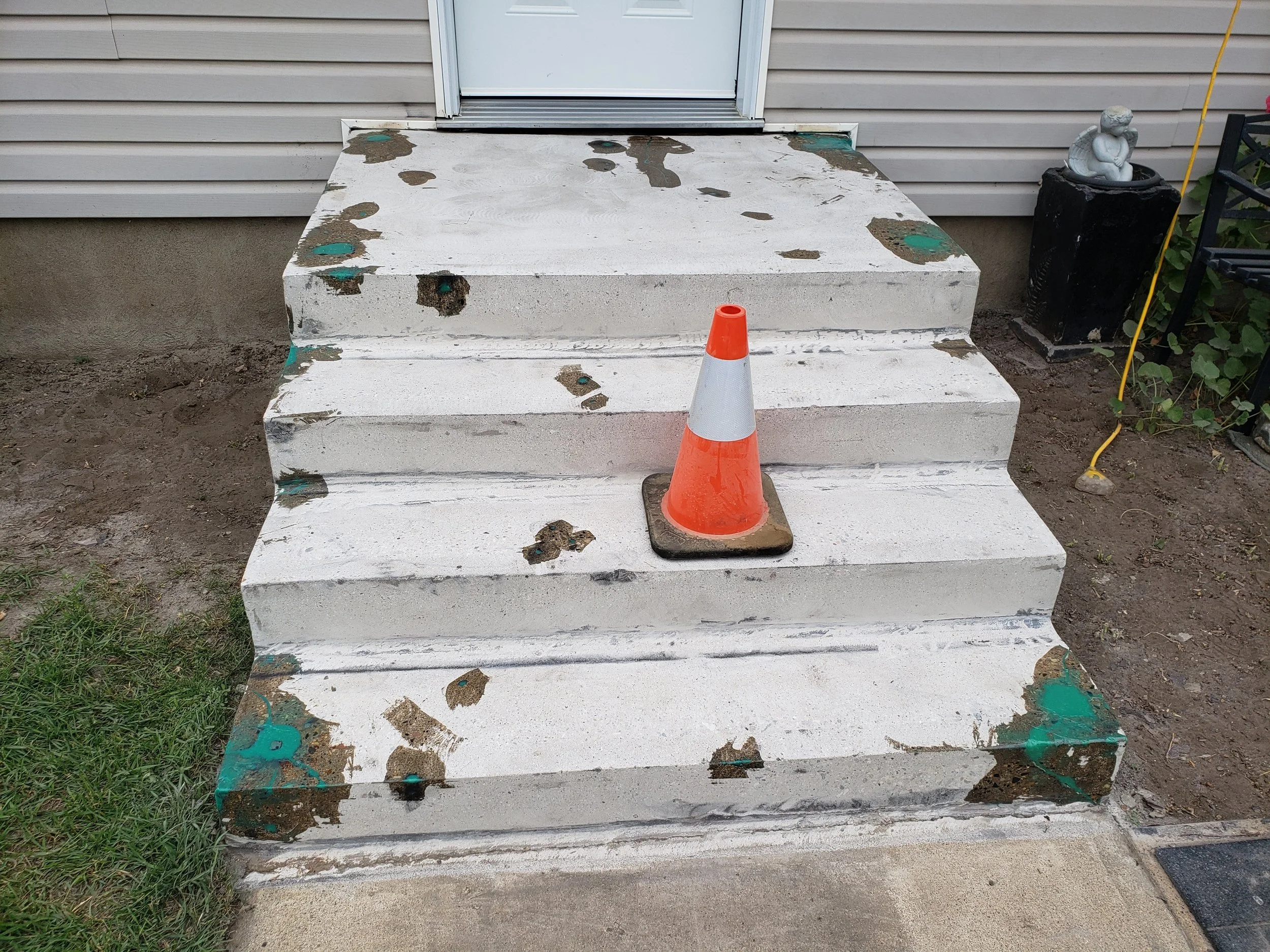 BEFORE - Grinded & Repaired