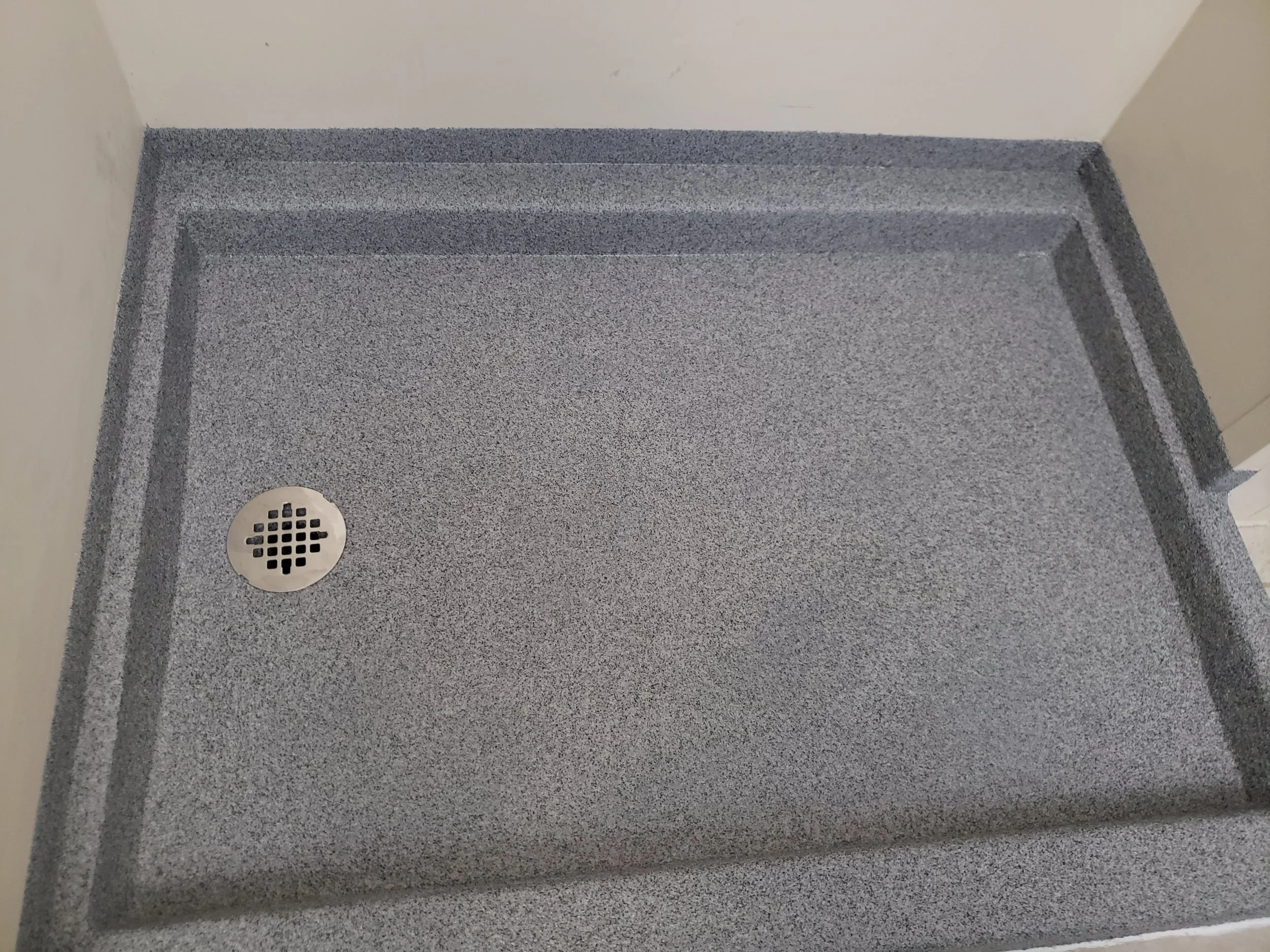 Finished in Galaxy Anti-Slip Quartz Stone.