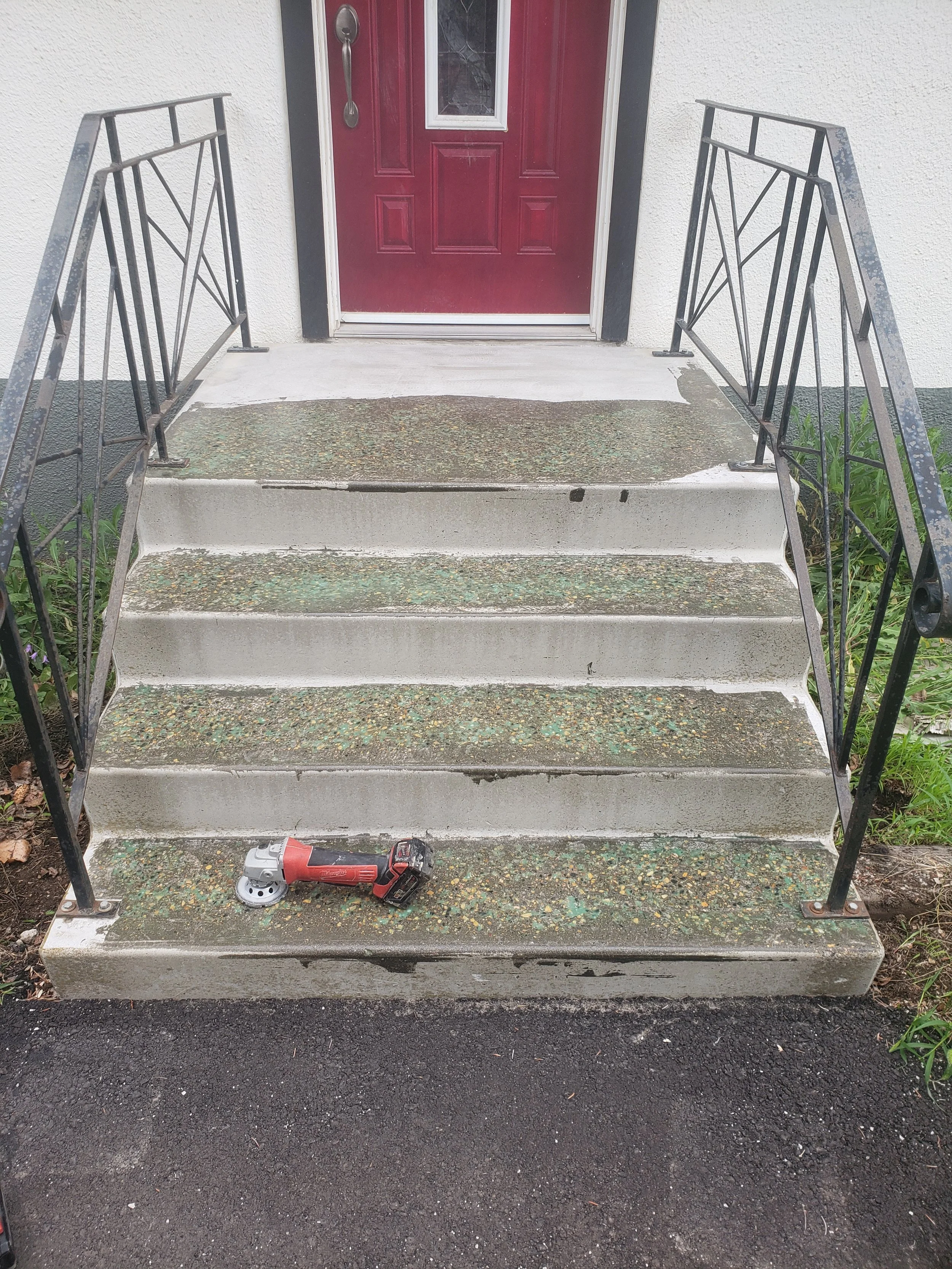 BEFORE - Grinded & Repaired