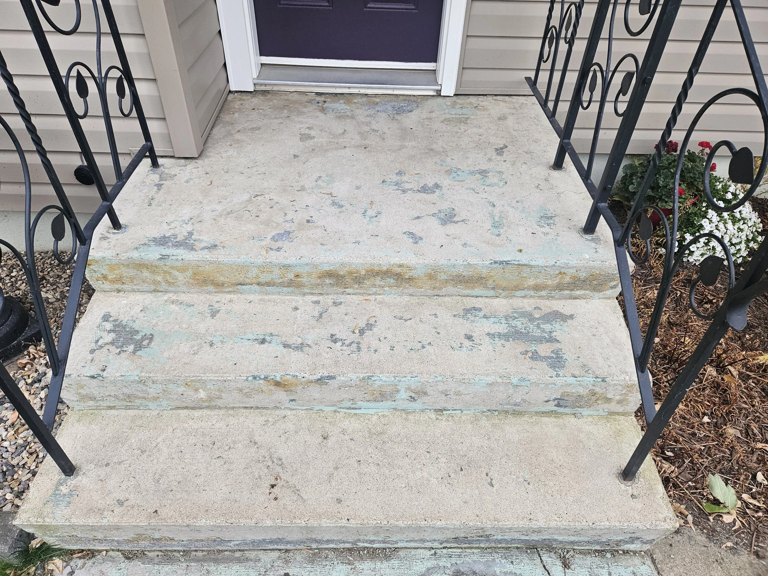 BEFORE - Grinded & Repaired