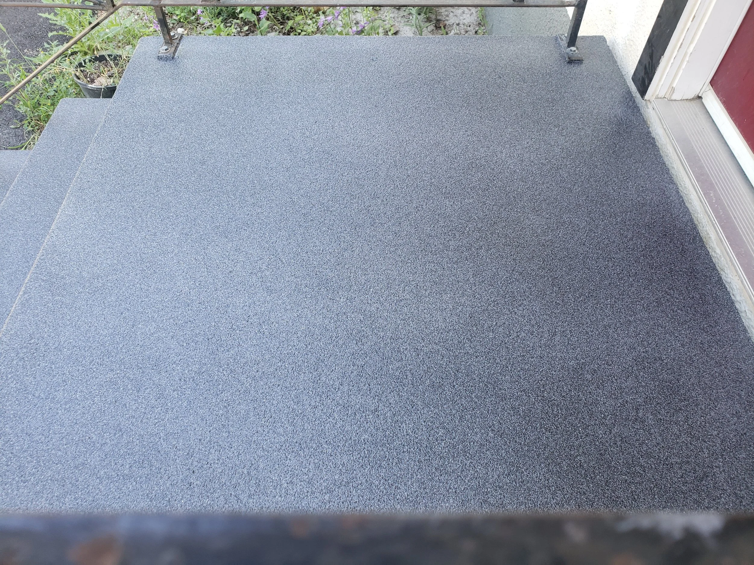 Finished in Galaxy Anti-Slip Quartz Stone.