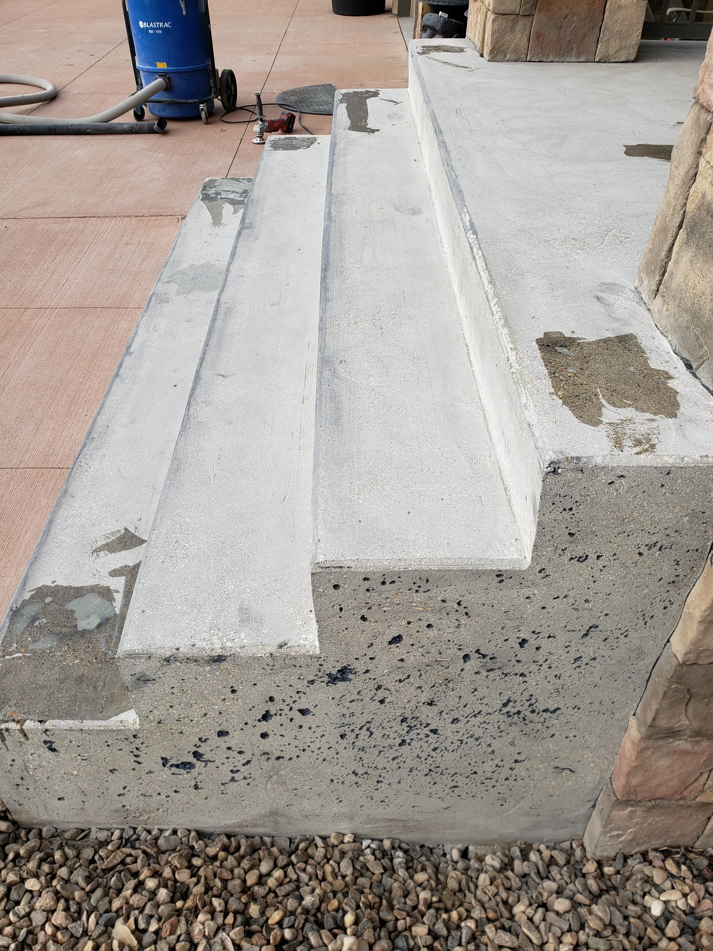 BEFORE - Grinded & Repaired