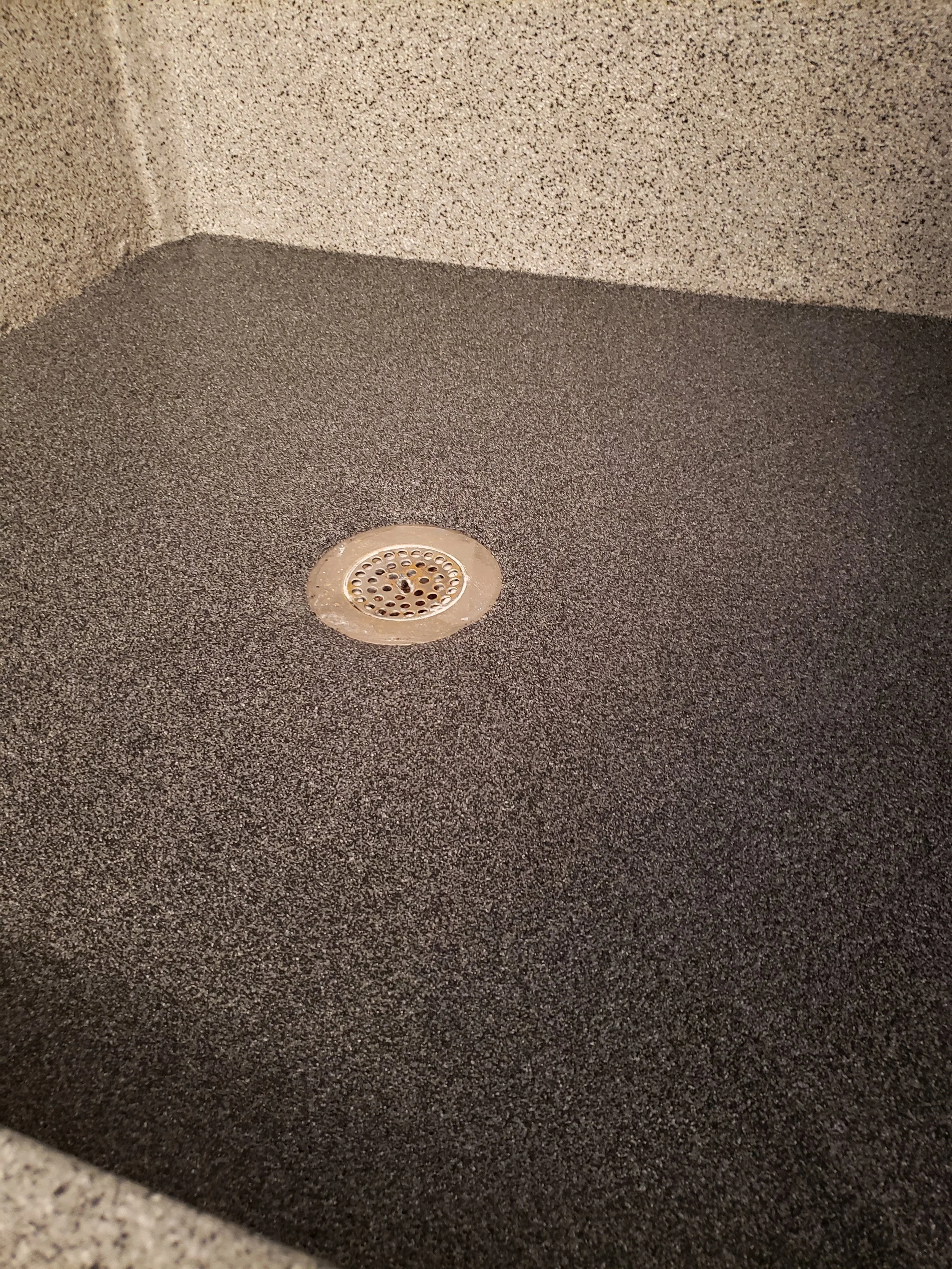 Finished in Galaxy Anti-Slip Quartz Stone.
