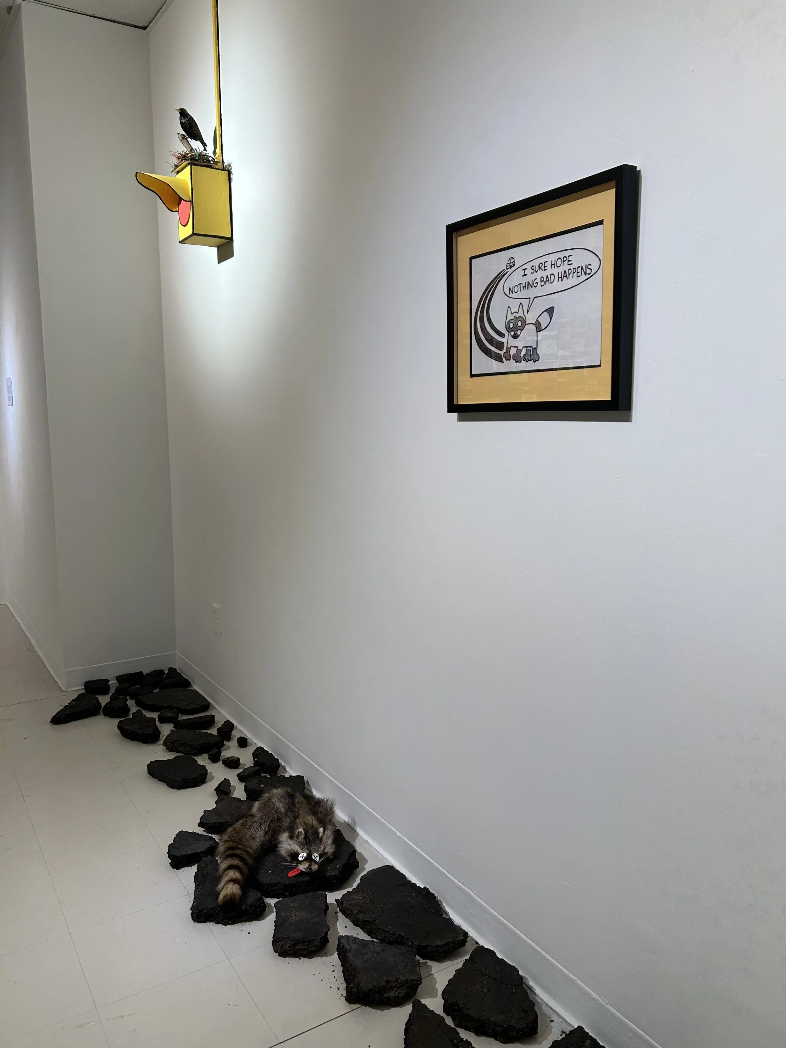 Good Things and Bad Things Will Happen, 2025, site-specific installation