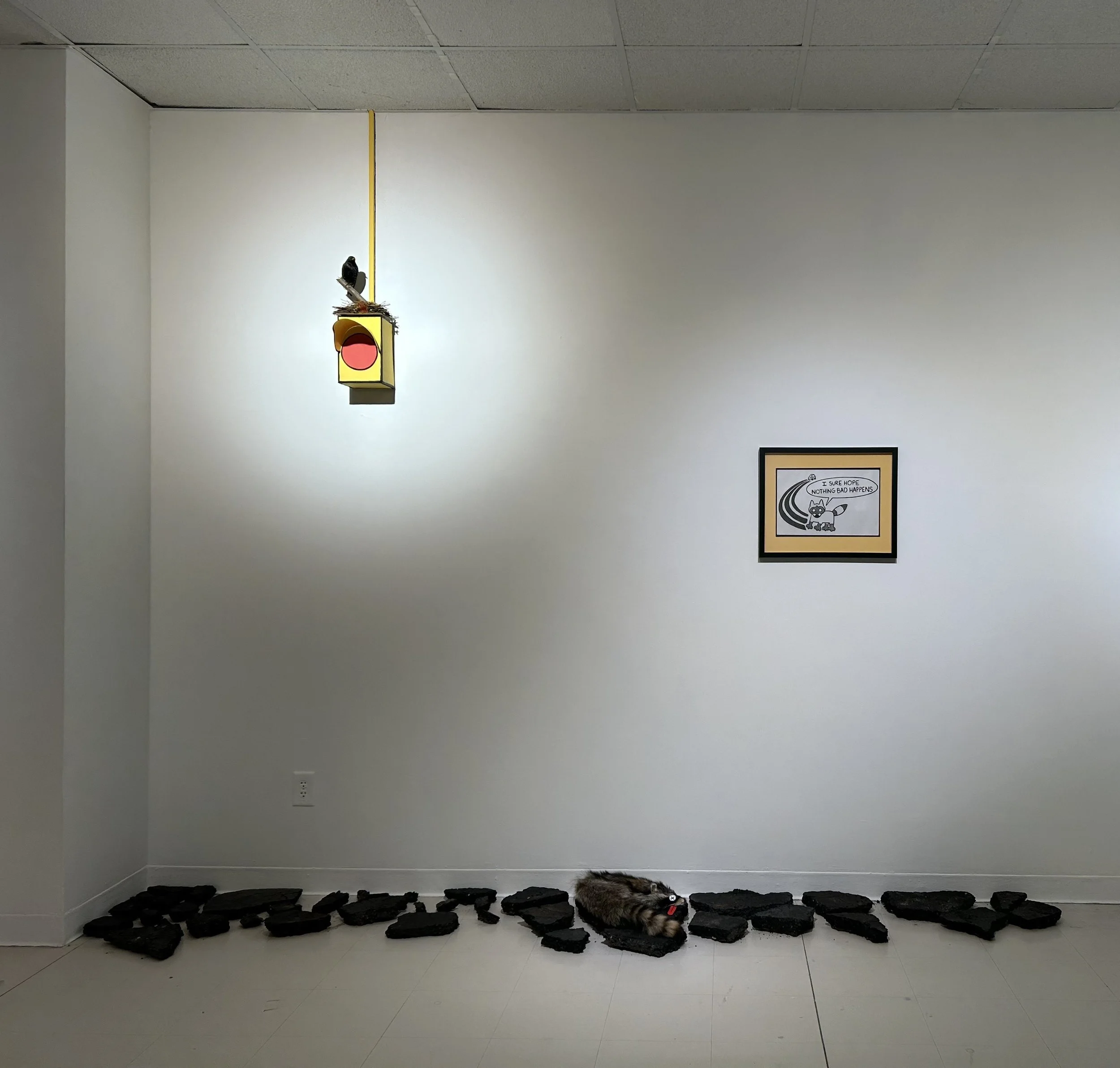 Good Things and Bad Things Will Happen, 2025, site-specific installation