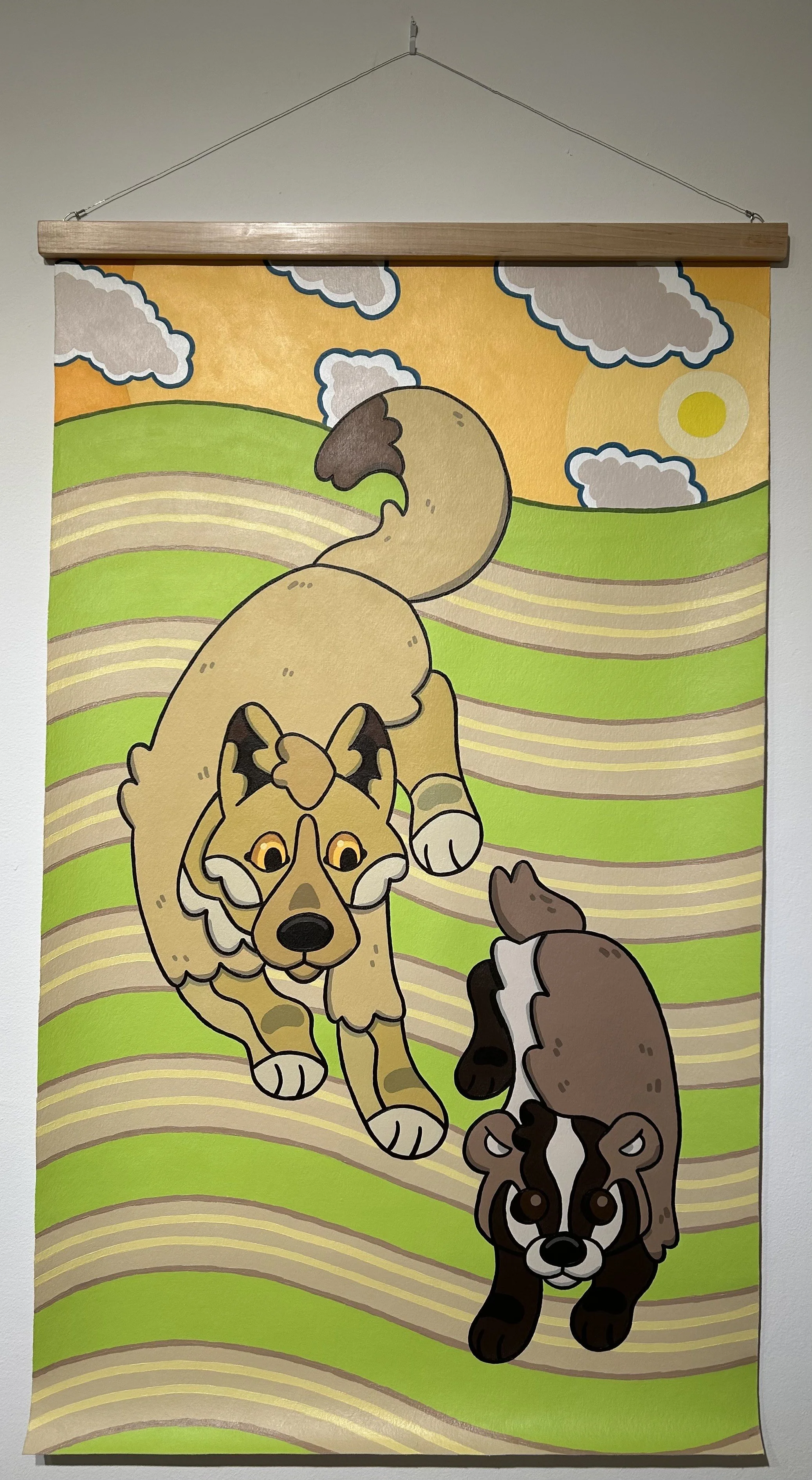 Come Along with Me, 2025, acrylic on canvas