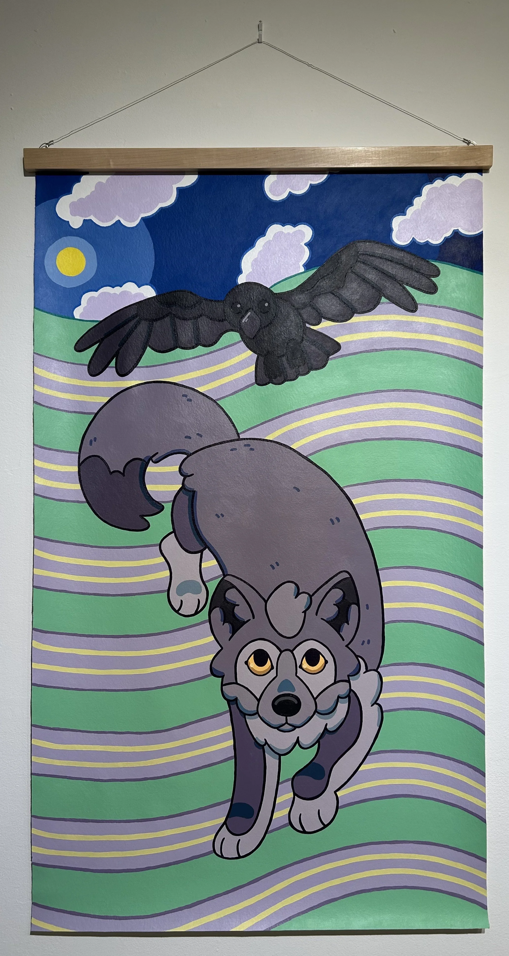 Come Along with Me, 2025, acrylic on canvas