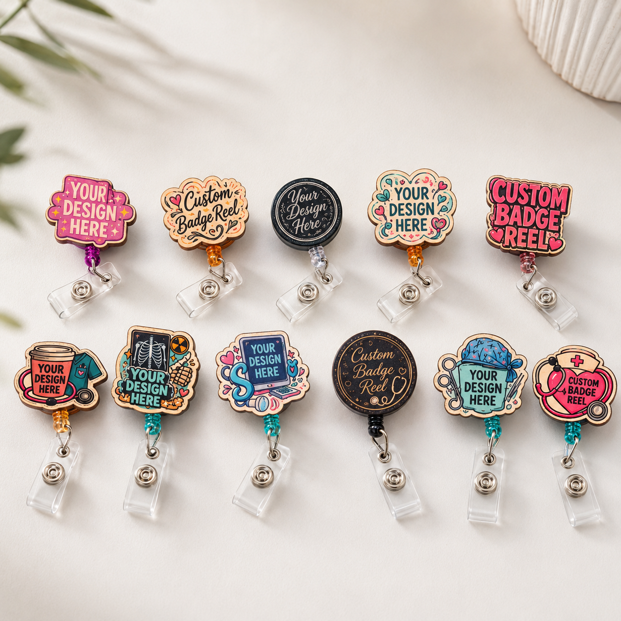 Your Design. Your Style. Your Badge Reel.
