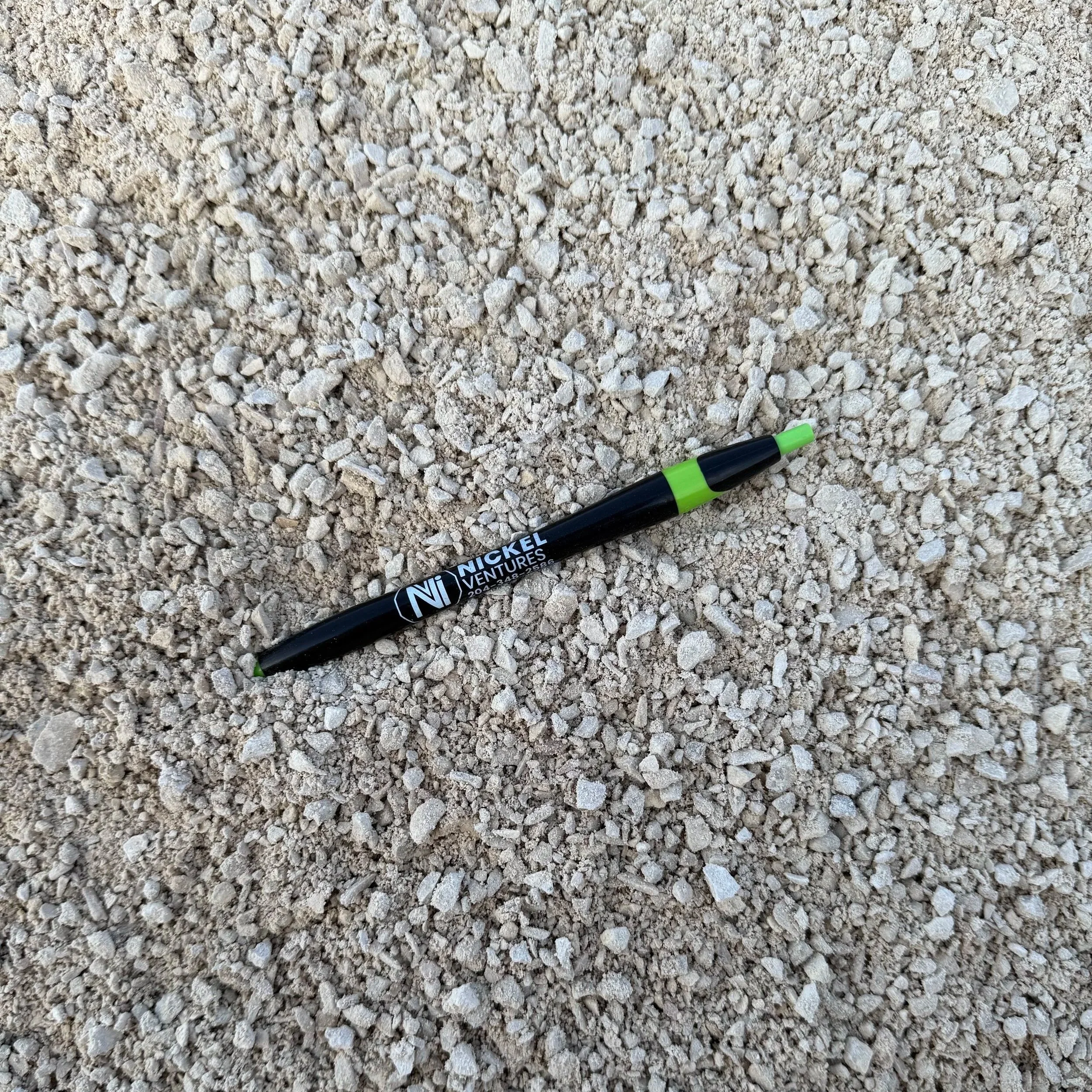 1/4" down limestone