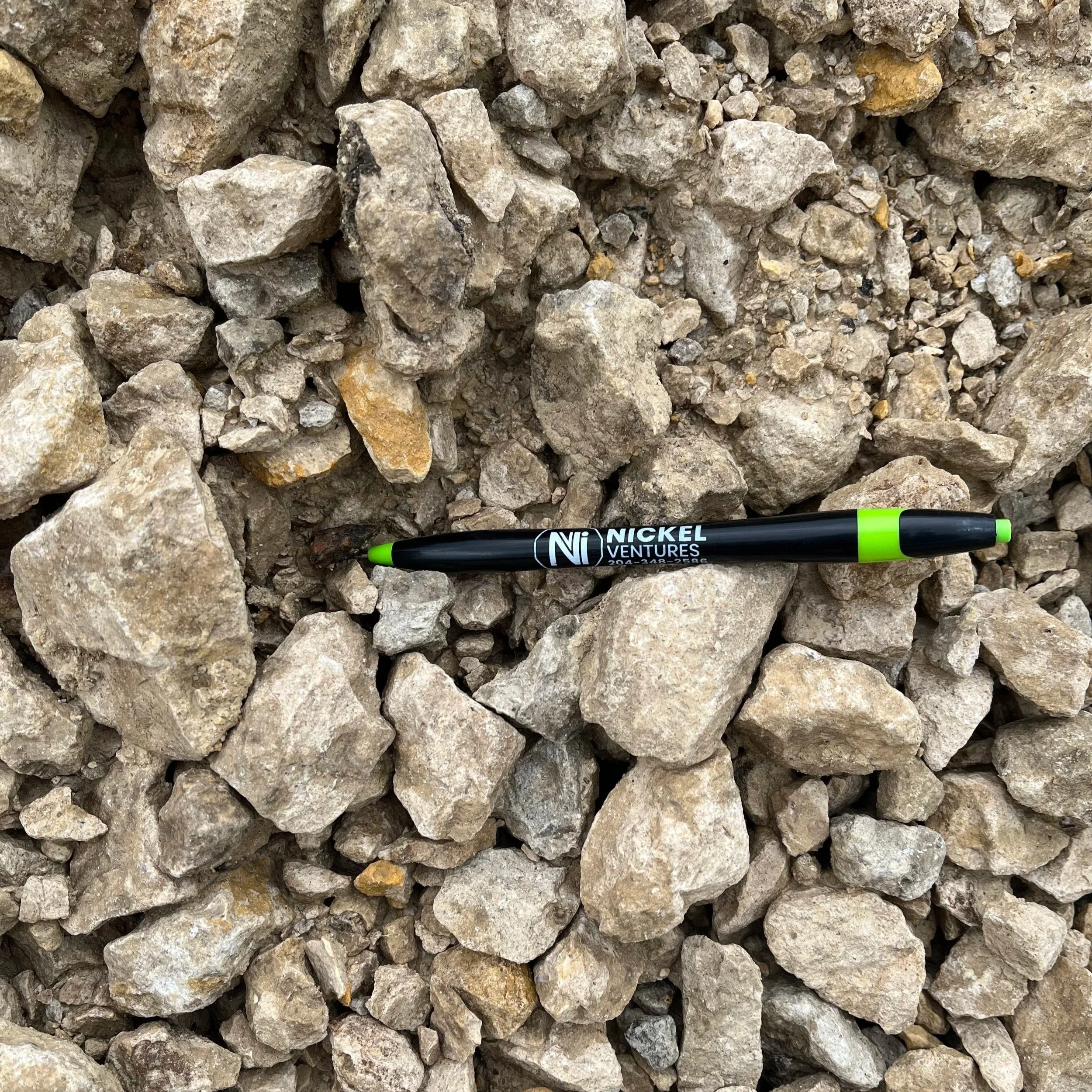 2” down limestone
