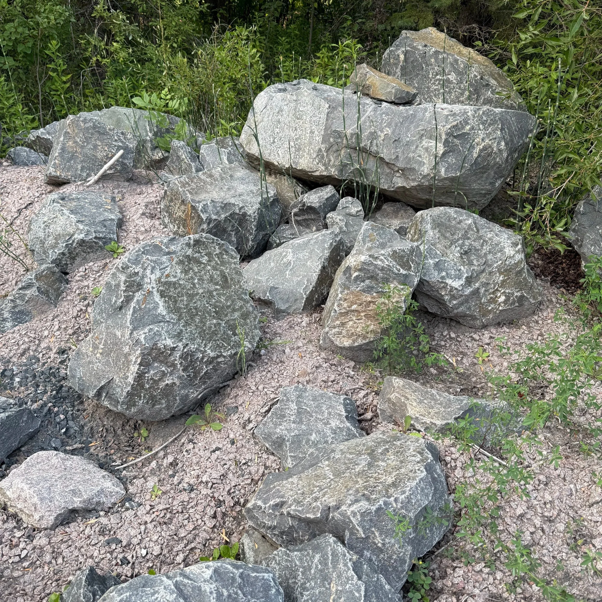 Granite boulders