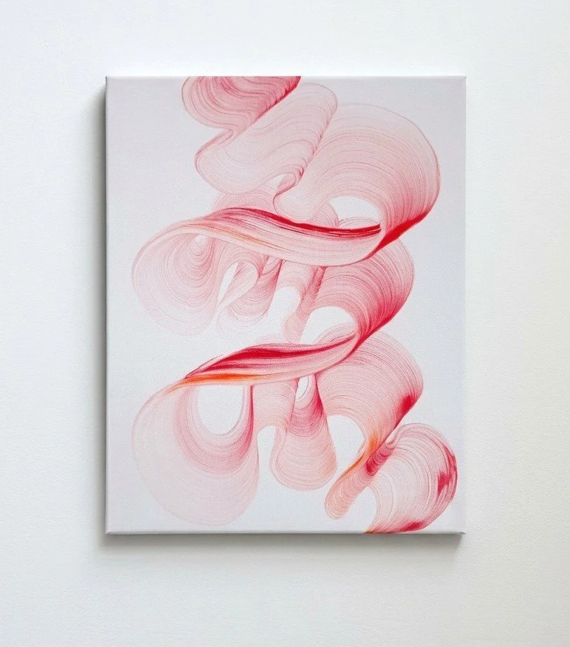 red abstracy painting