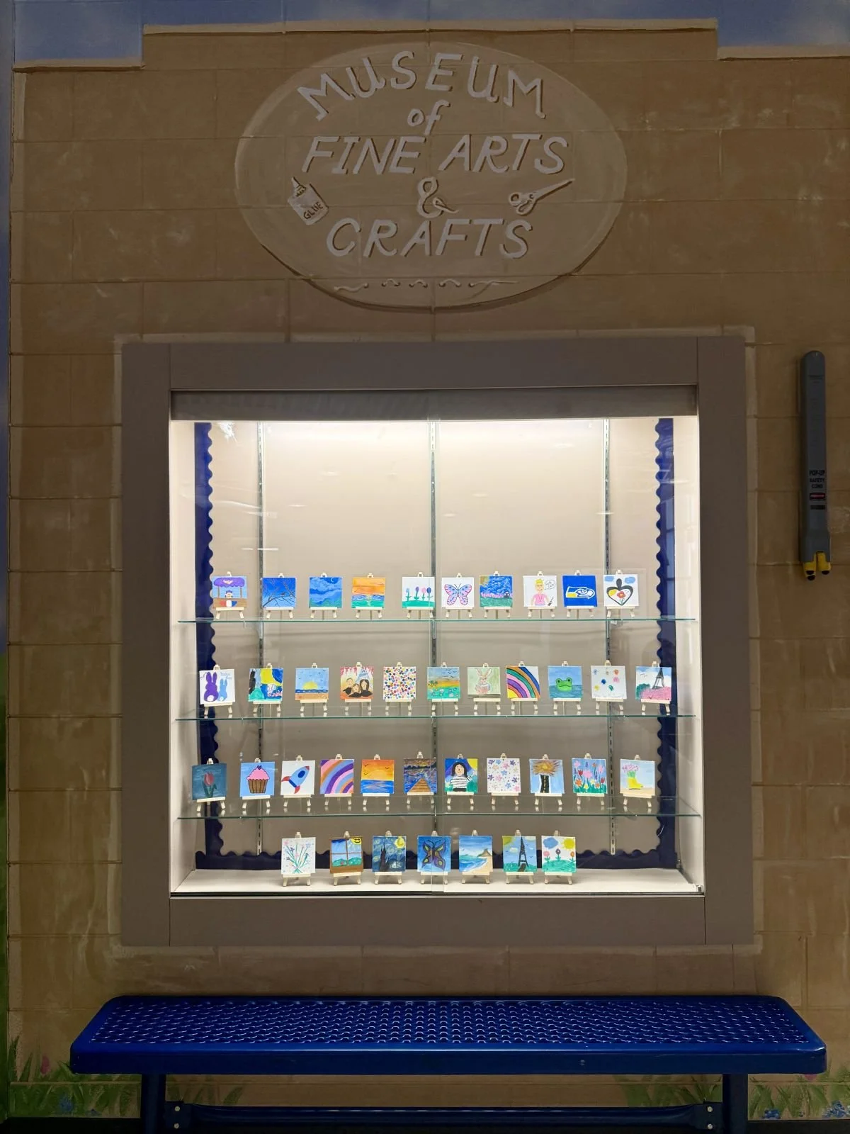 Our Creativity on Display: We showcased staff creations around the building. It's a simple way to recognize the people and personalities that make our workplace special.