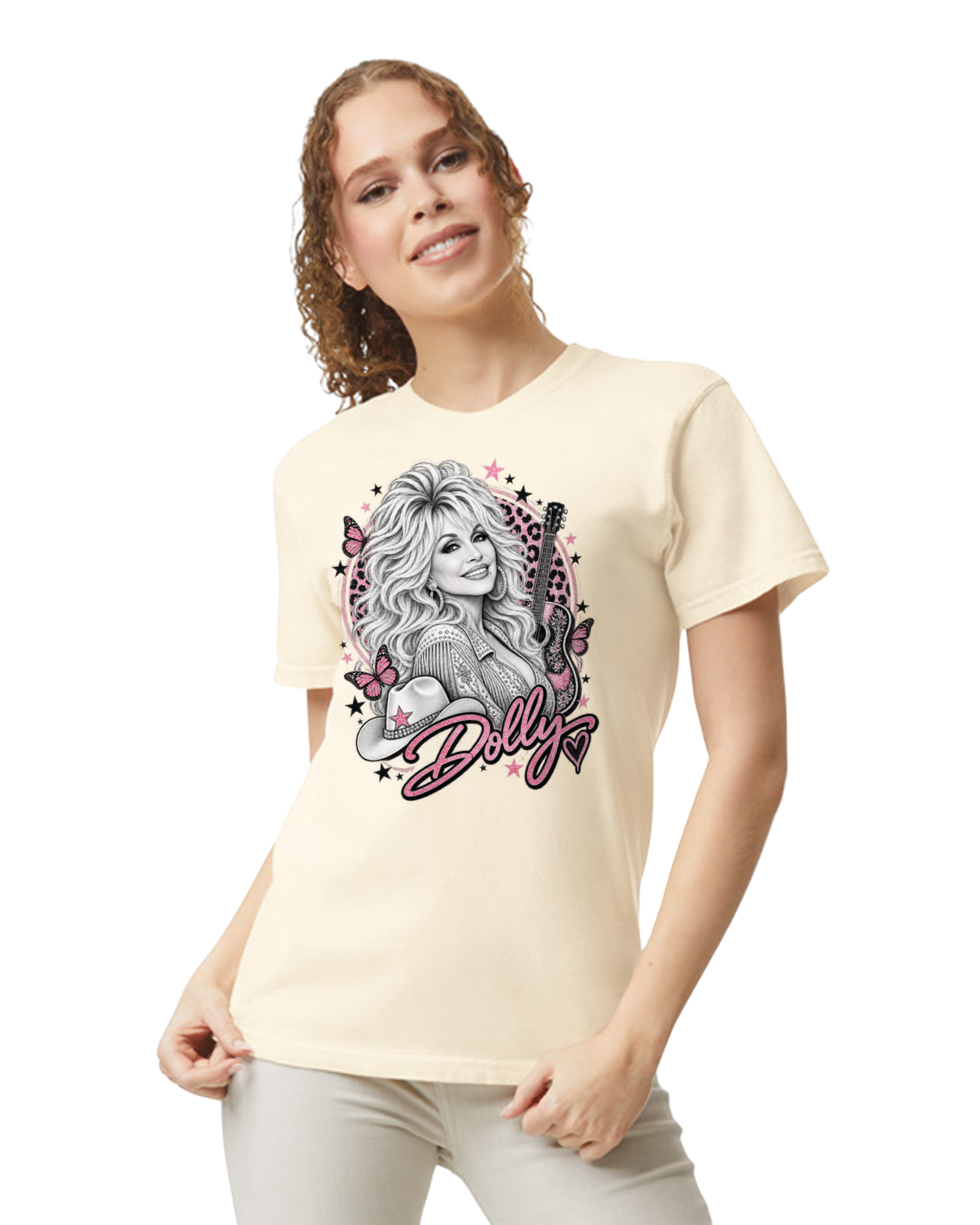 Dolly's Top 25 (Font & Back)- Comfort Colors T-shirt