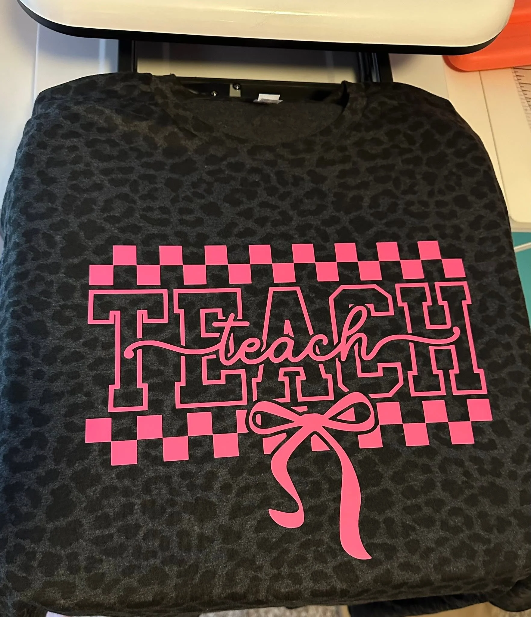 Teacher Leopard T-Shirt
