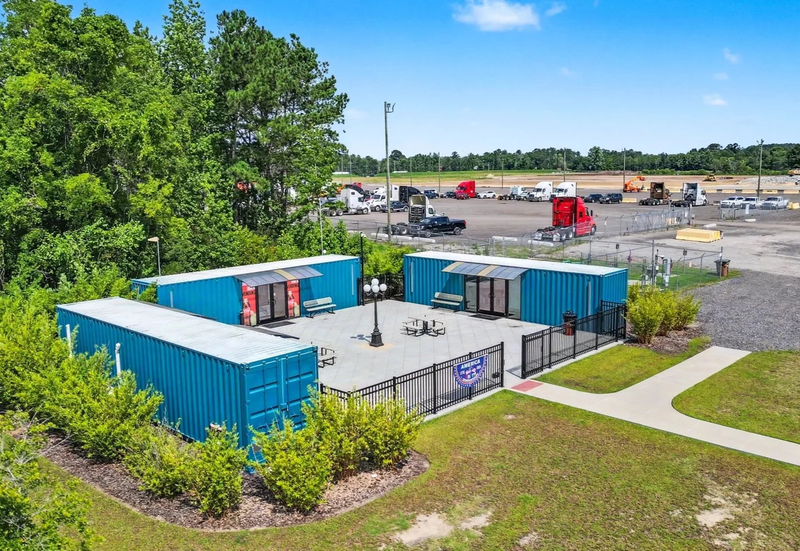 Driver amenities area located at Savannah Global Logistics Park