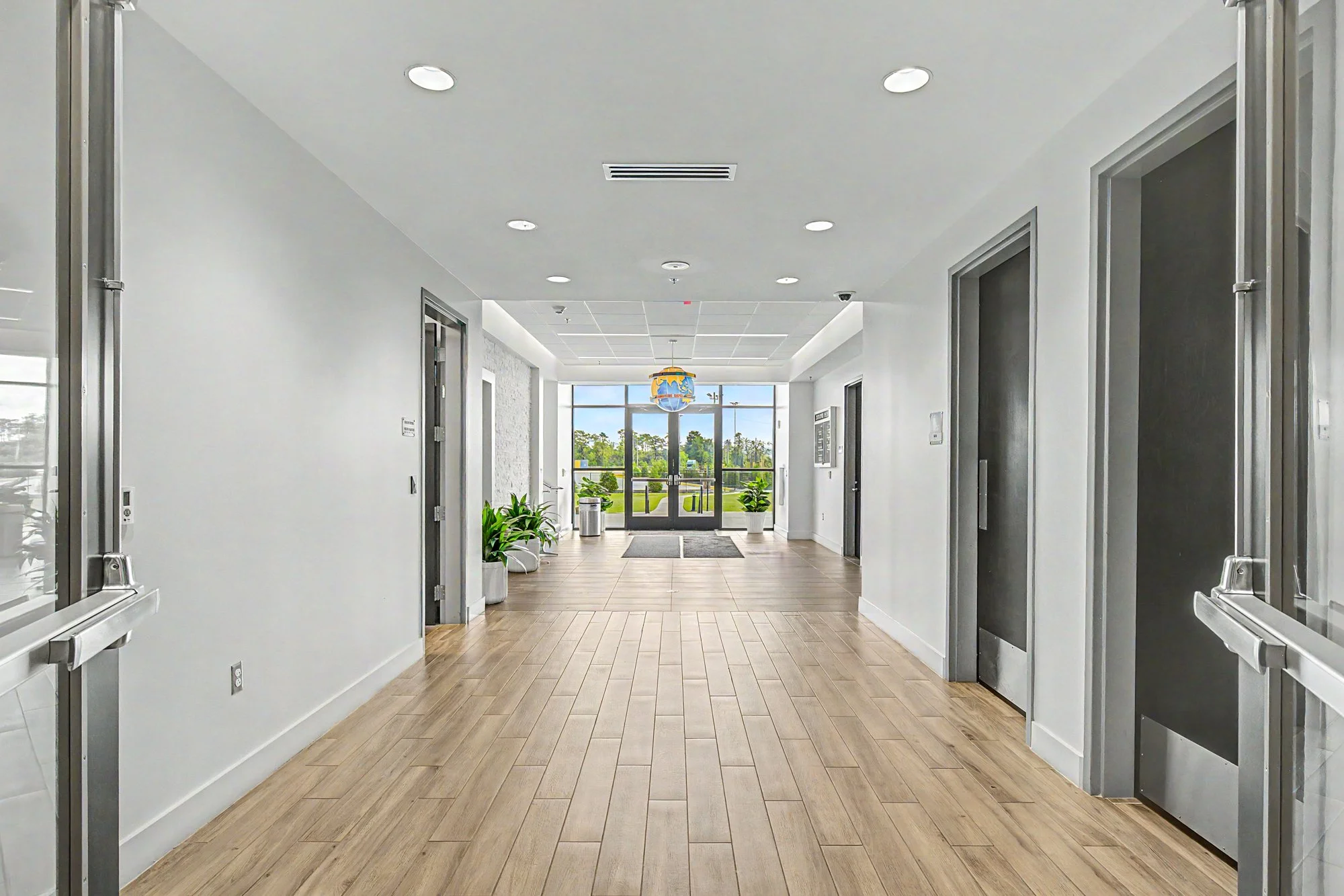 Main hallway inside offices located at Savannah Global Logistics Park