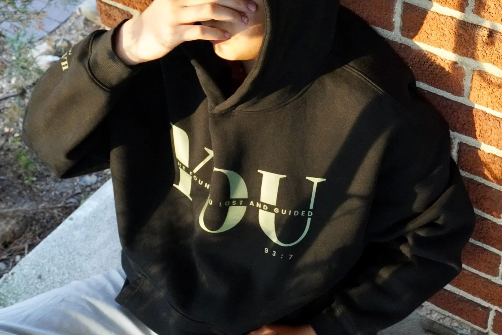 "...and Guided YOU" Oversize Fleeced Hoodie