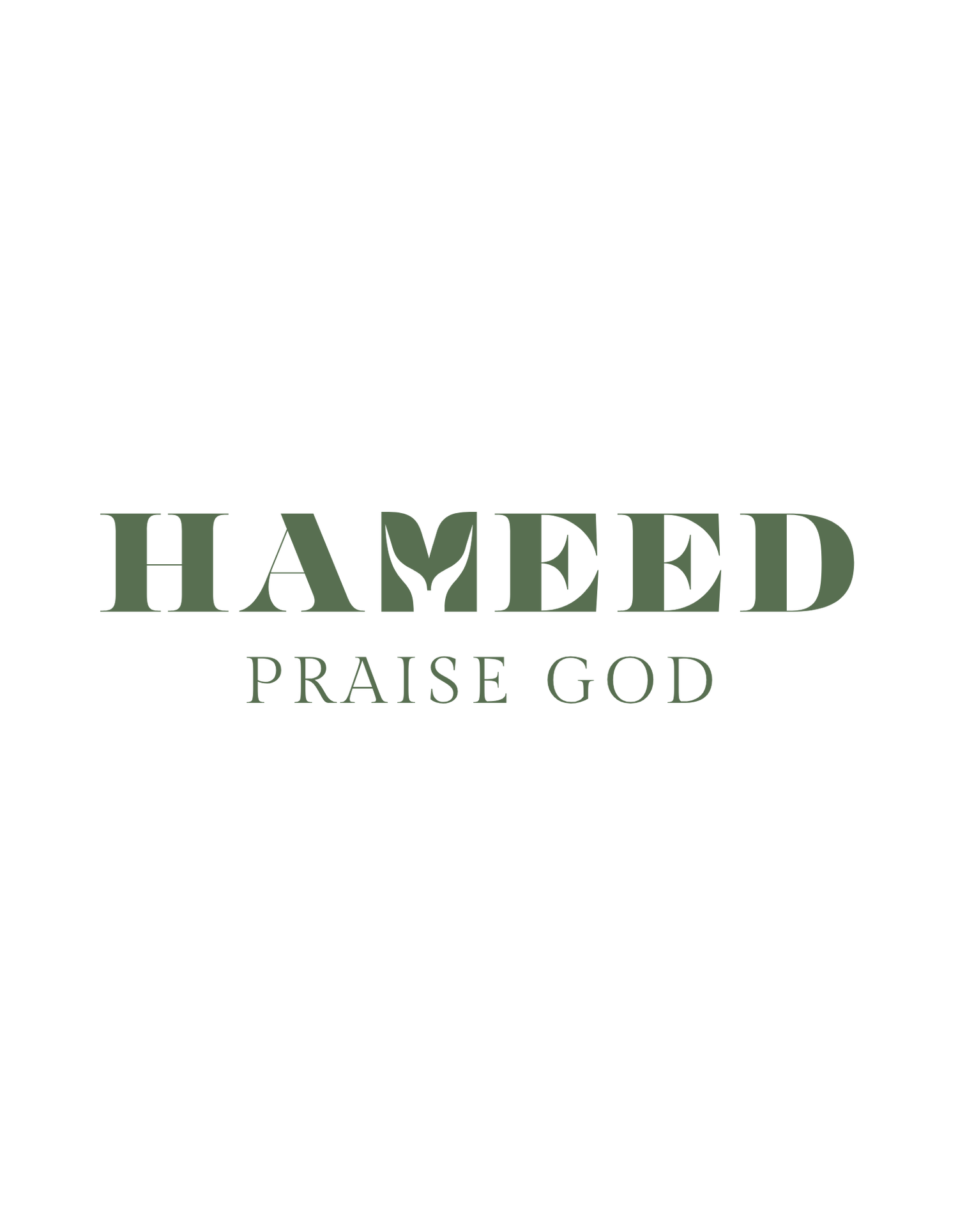 HAMEED PRAISE GOD