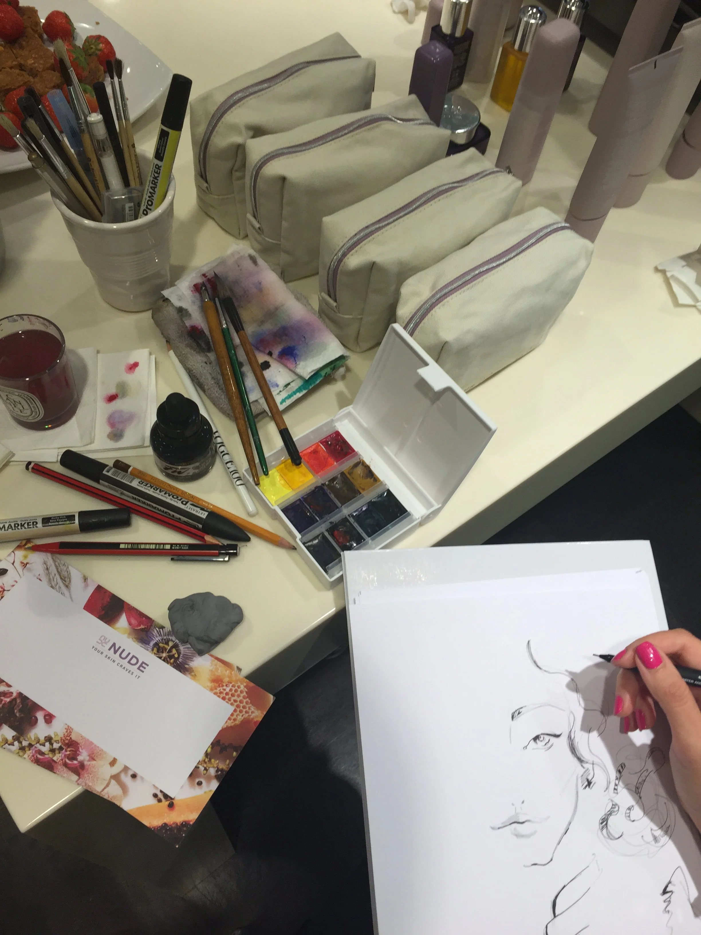 London Fashion Illustrator specialising in live event illustration, fashion illustration and creative illustration for brands, events and fashion experiences.