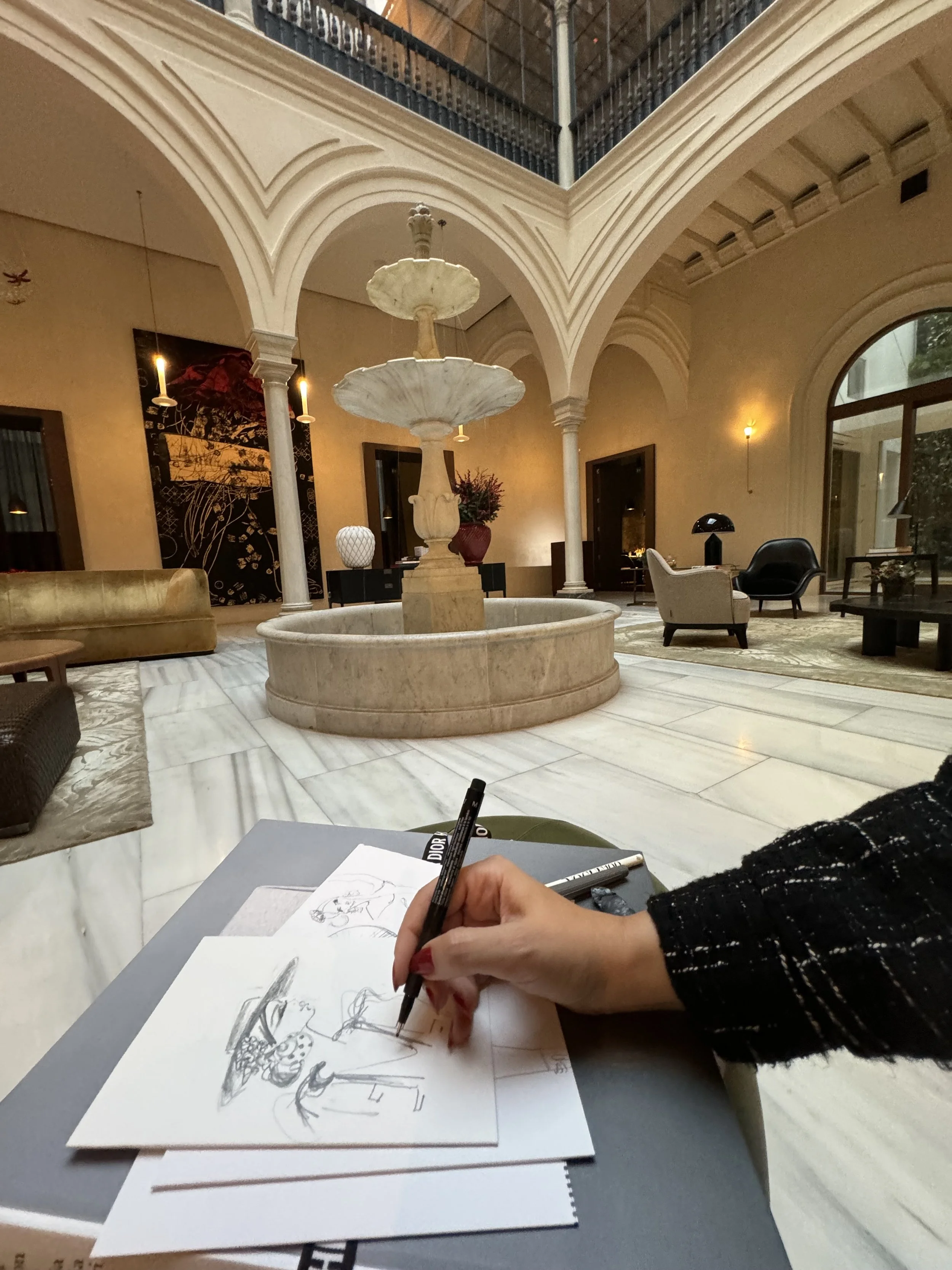 2026 fashion sketching service  live drawing event London