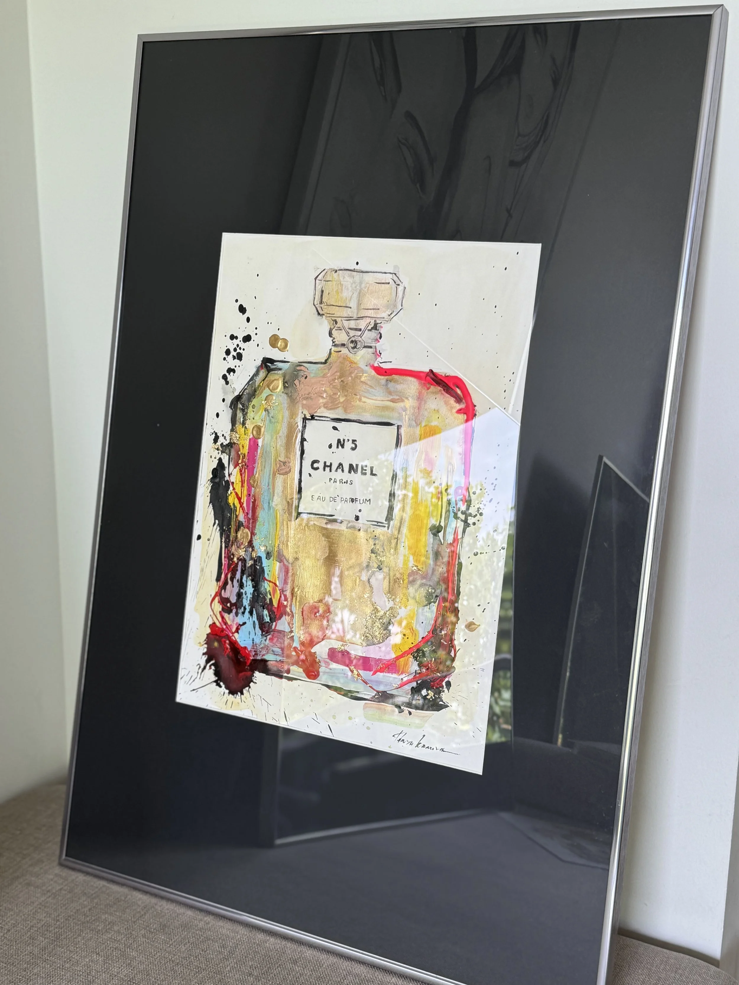 MULTI COCO No. 5 Inspired Perfume bottle artwork on card