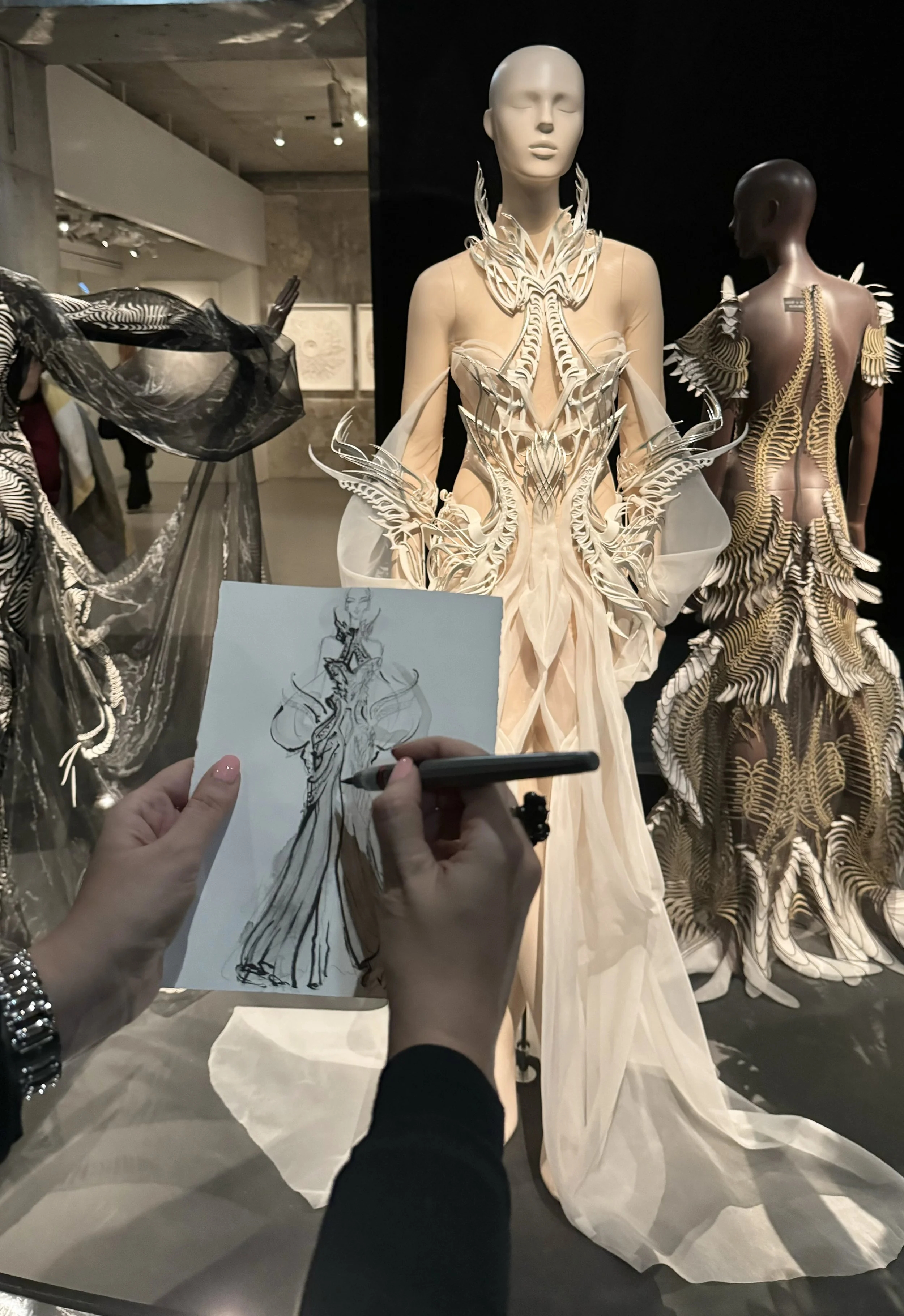 Live fashion event  illustration London