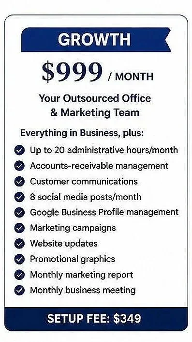 Growth - Your Outsourced Office & Marketing Team