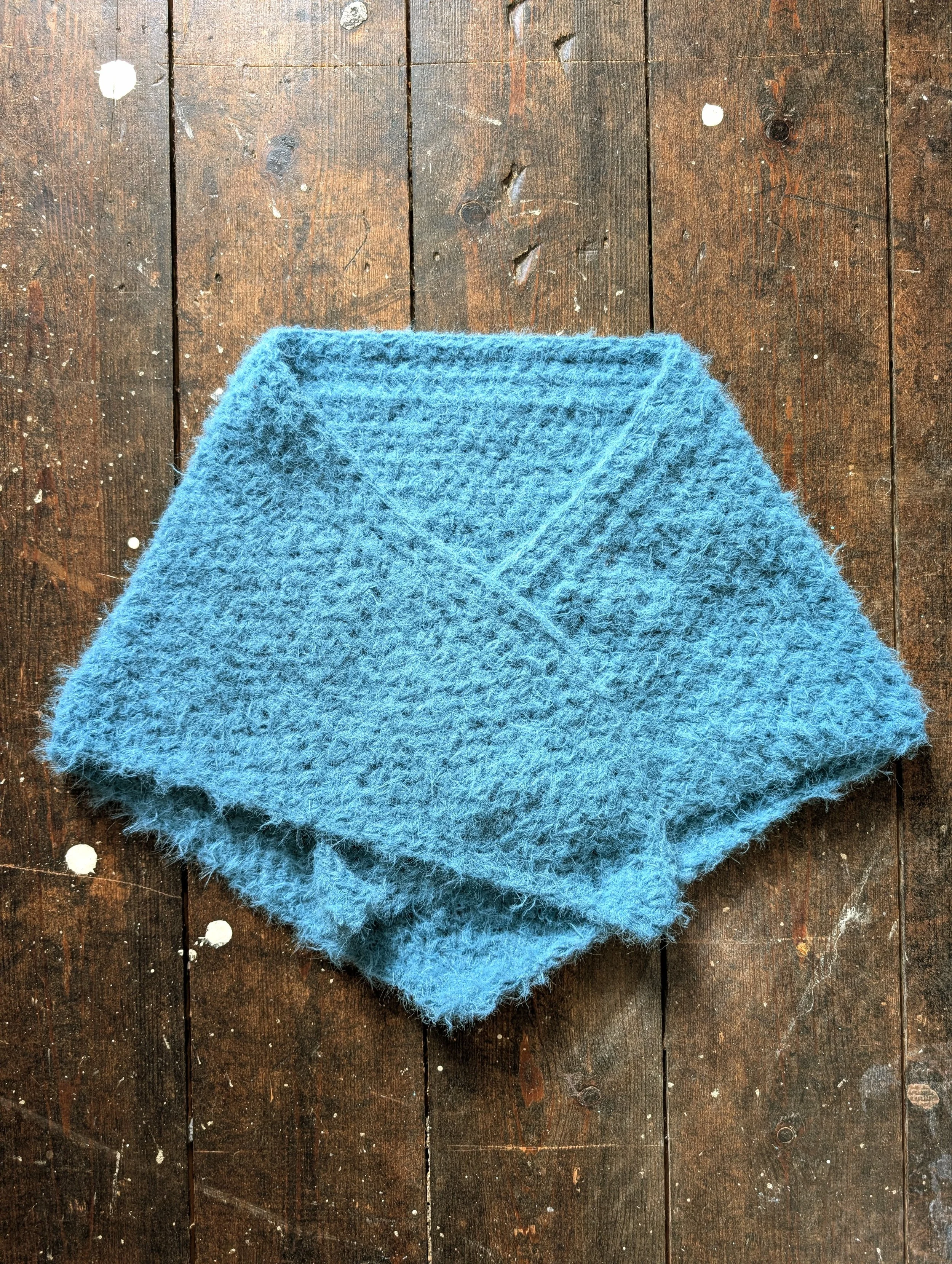Triangle Scarf- Light Teal