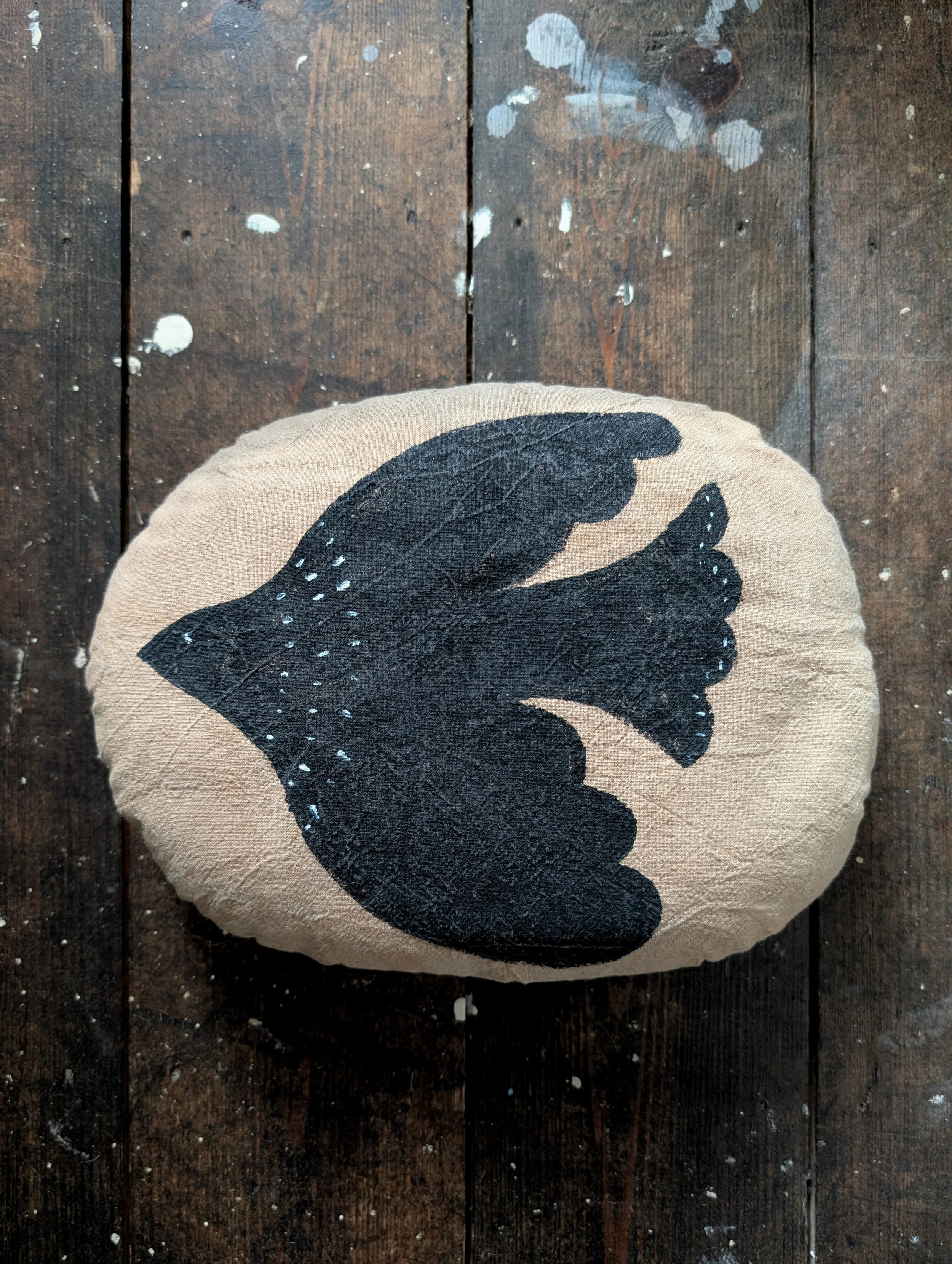 Smelly Bird Lavender & Rose Filled Pillow
