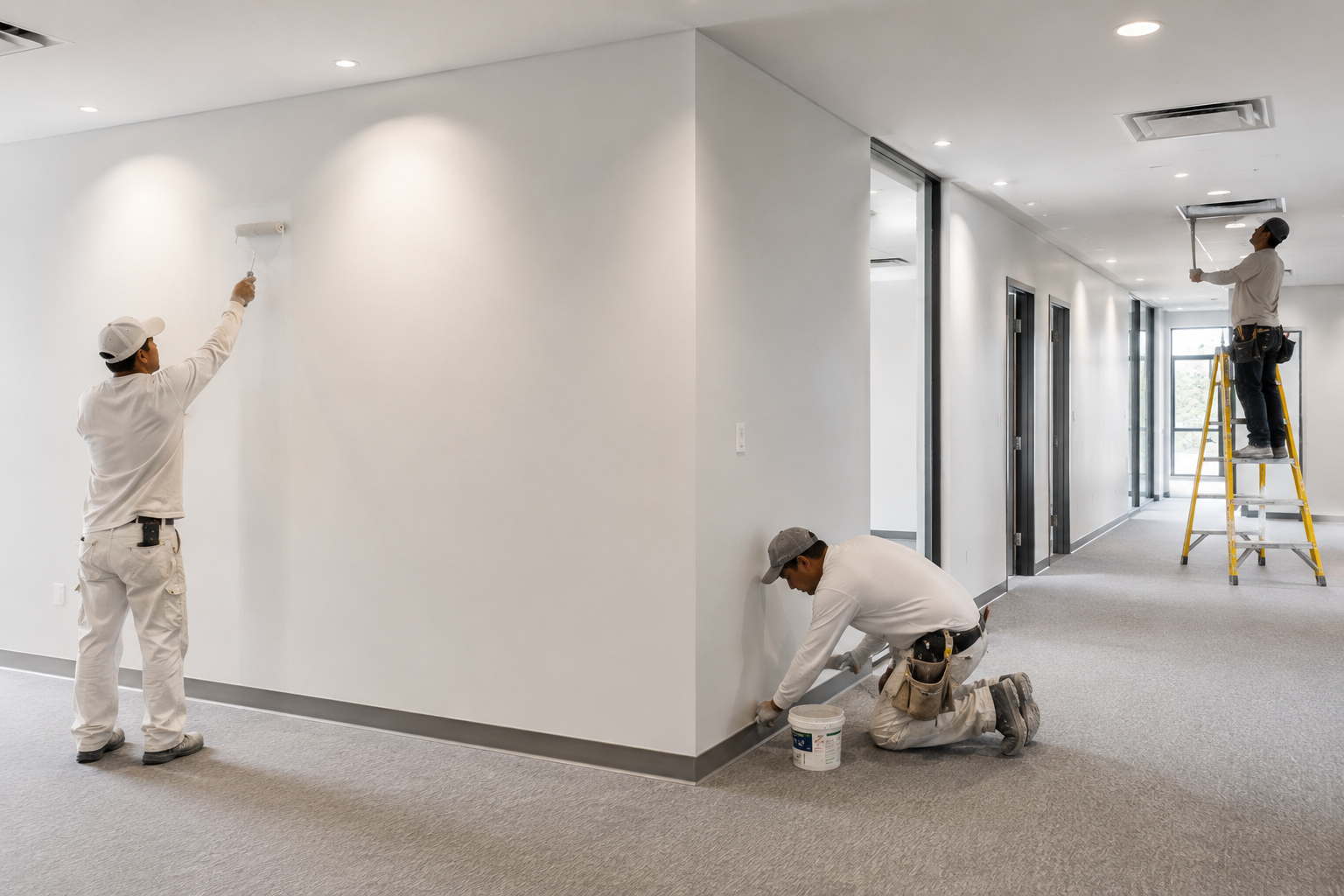 Apex wall and finish commercial painting