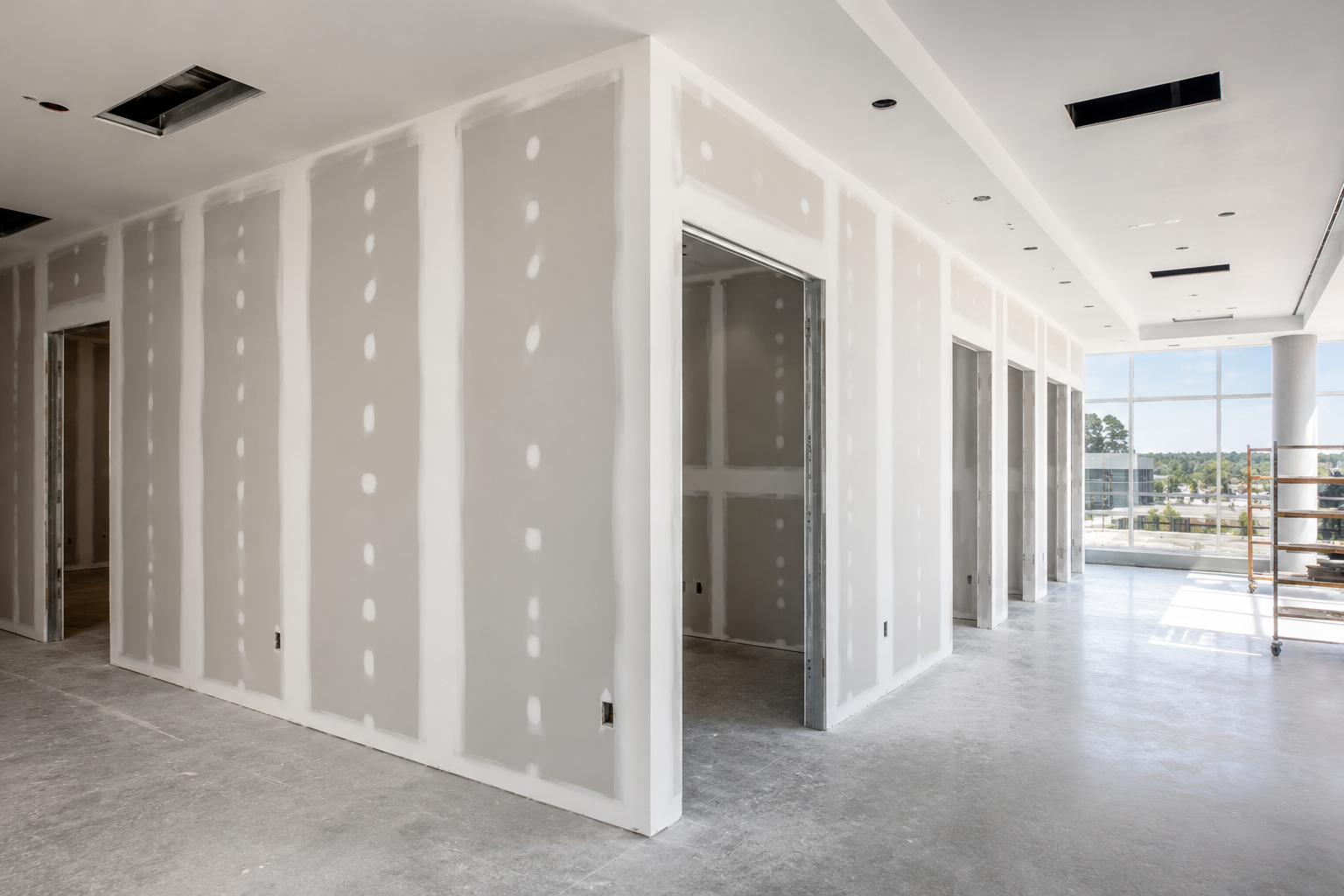Apex wall and finish drywall installation job