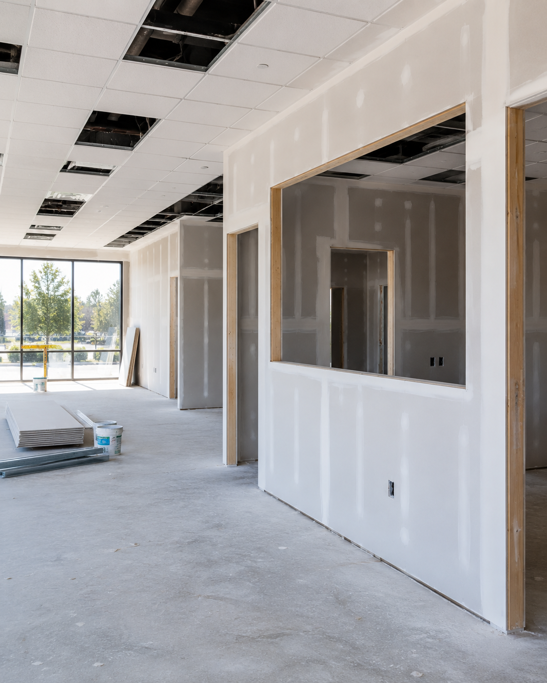 Apex wall and finish tenant improvements