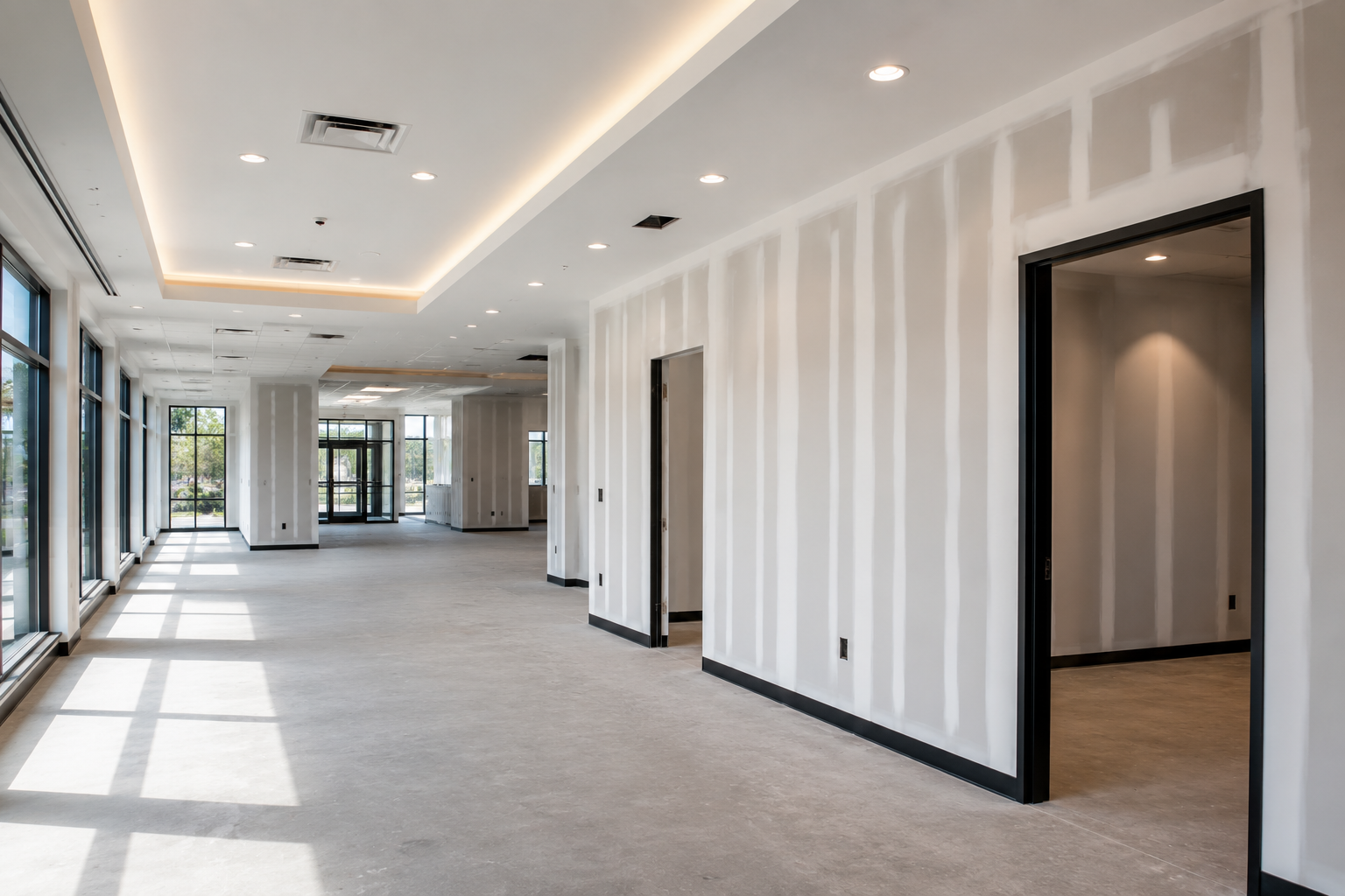 Apex wall and finish interior job
