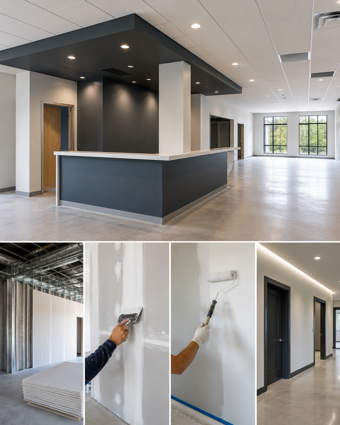 Apex wall and finish interior job