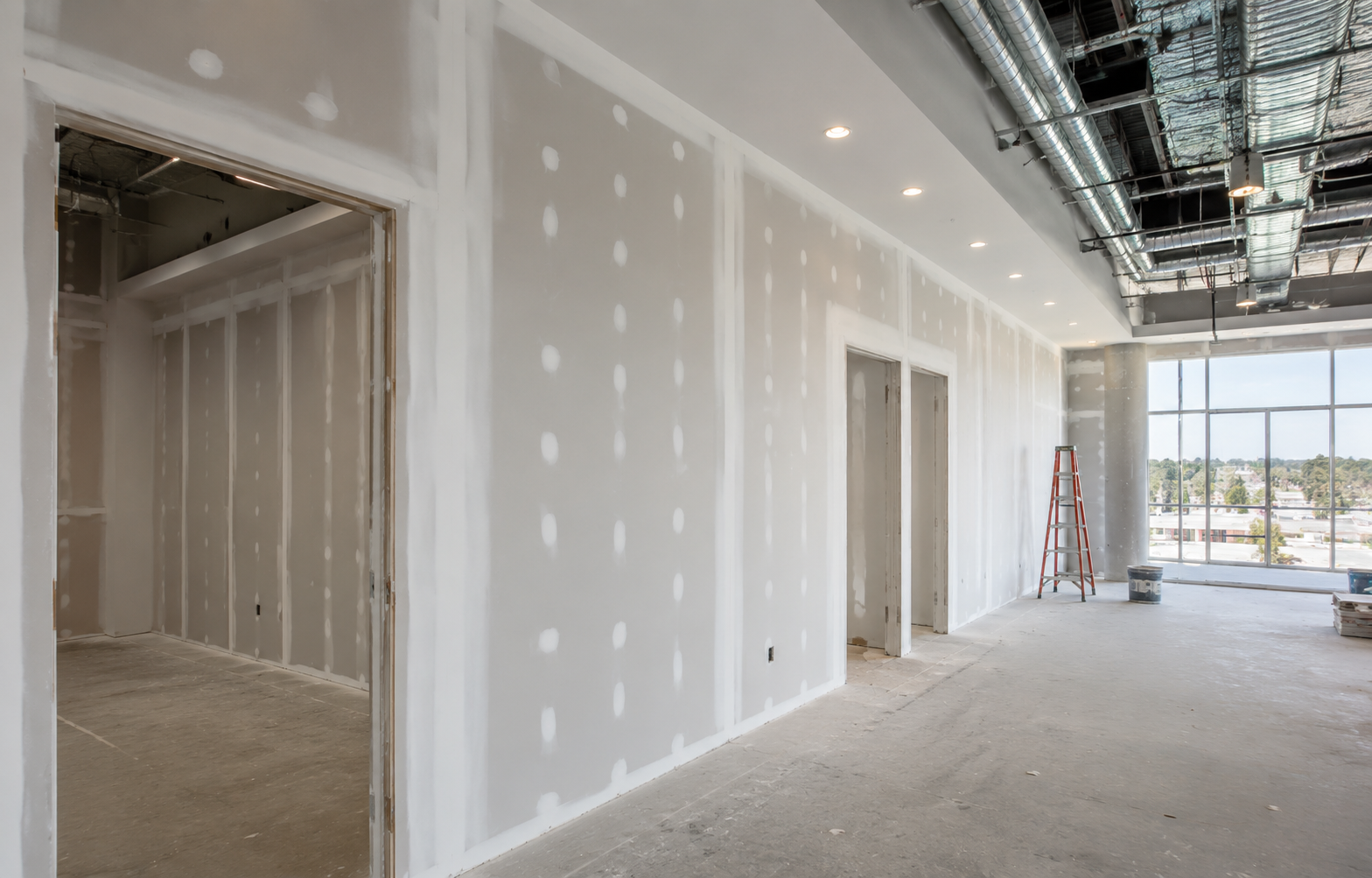 Apex wall and finish drywall installation
