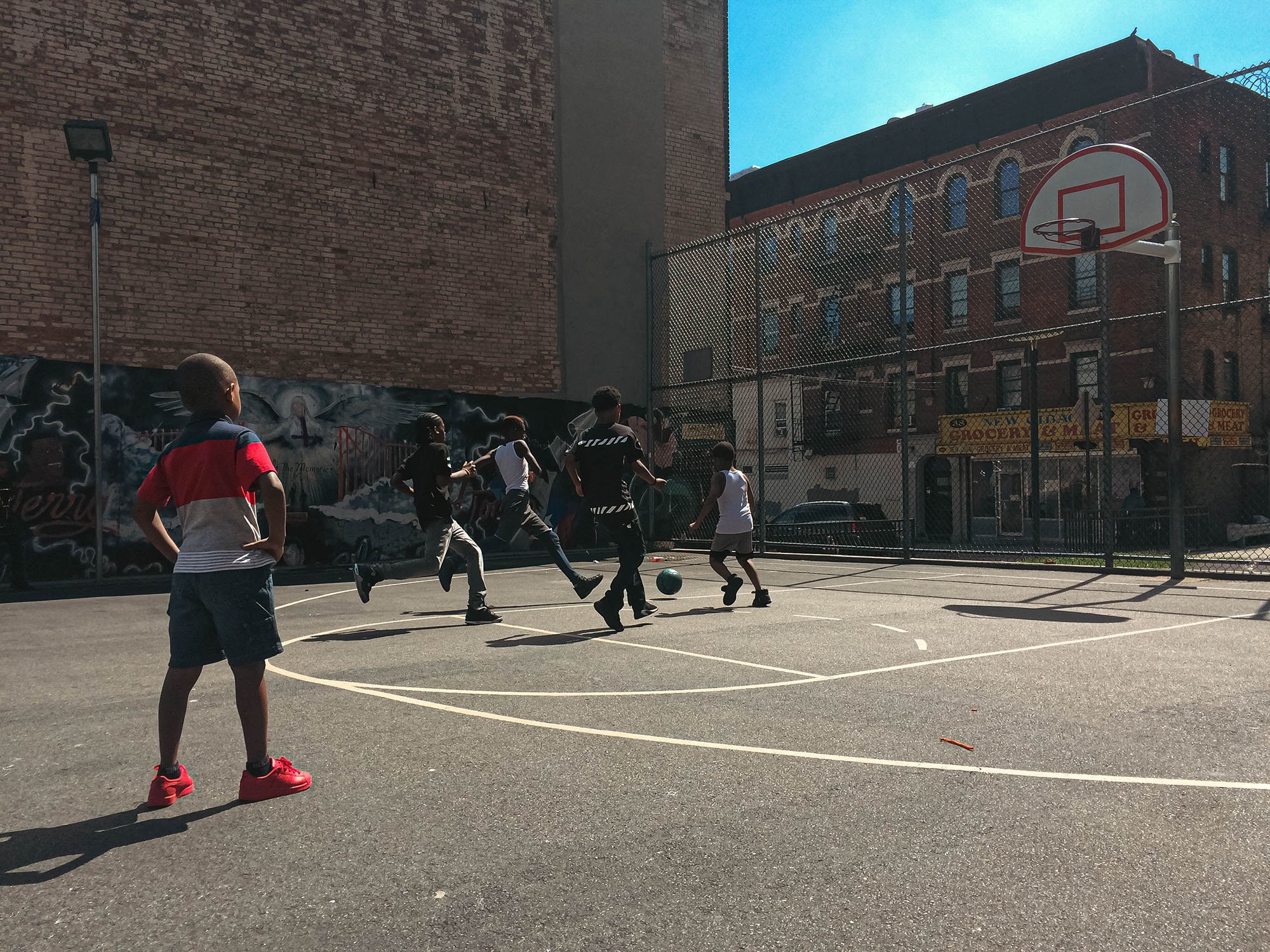 Boy in the red shoes | Brownsville, Brooklyn, New York