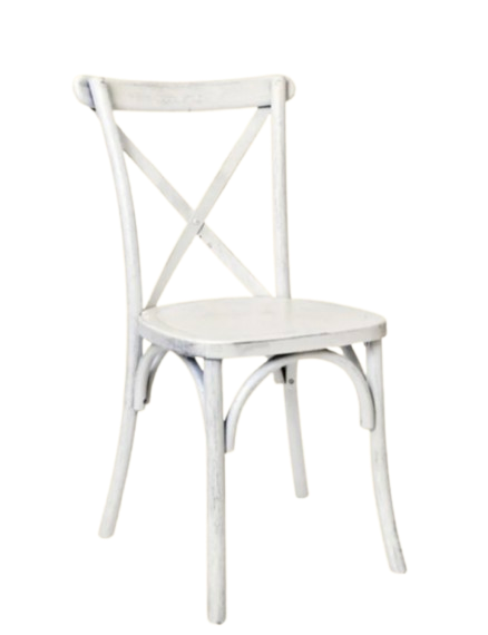 White Crossback Chairs