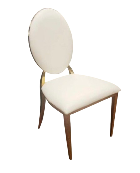 Washington Gold & White Chair