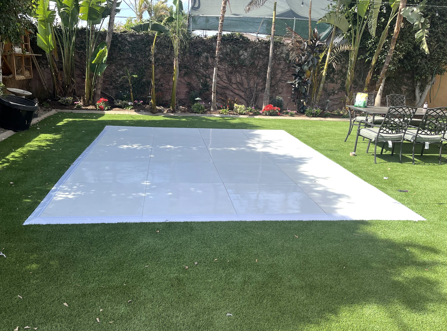 White Dance Floor