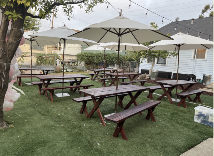 Wood Picnic Tables