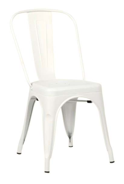 Metal Dining Chairs White